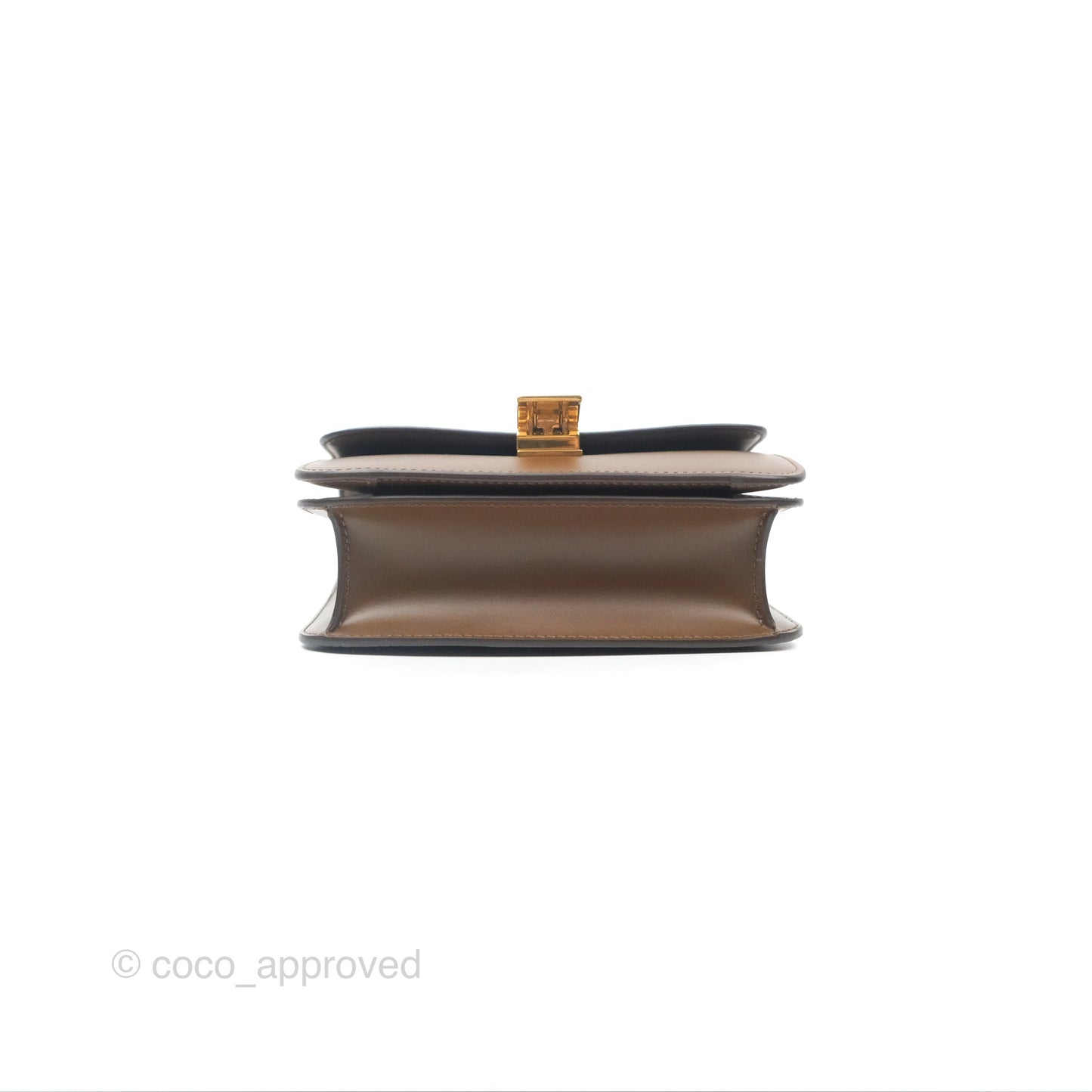 Celine Teen Classic Box Flap Caramel Calfskin