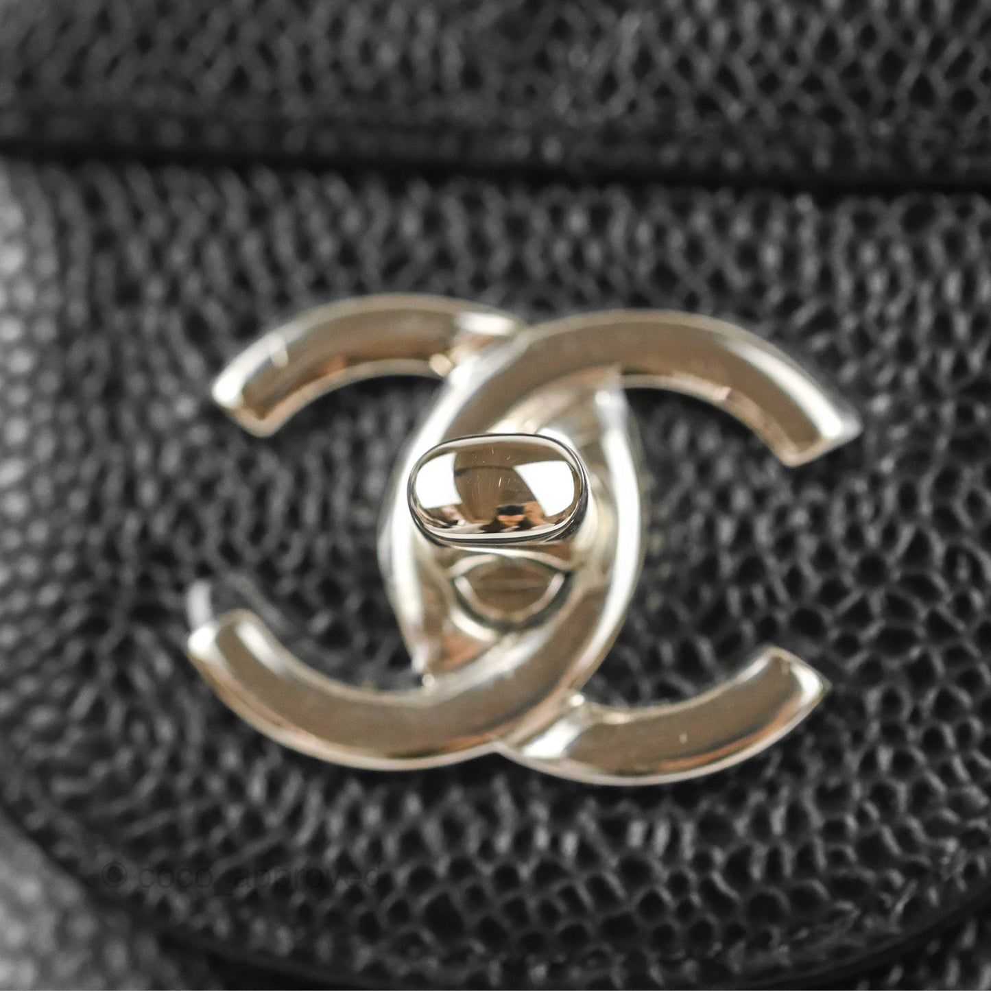 Chanel Jumbo Double Flap Black Caviar Silver Hardware⁣⁣