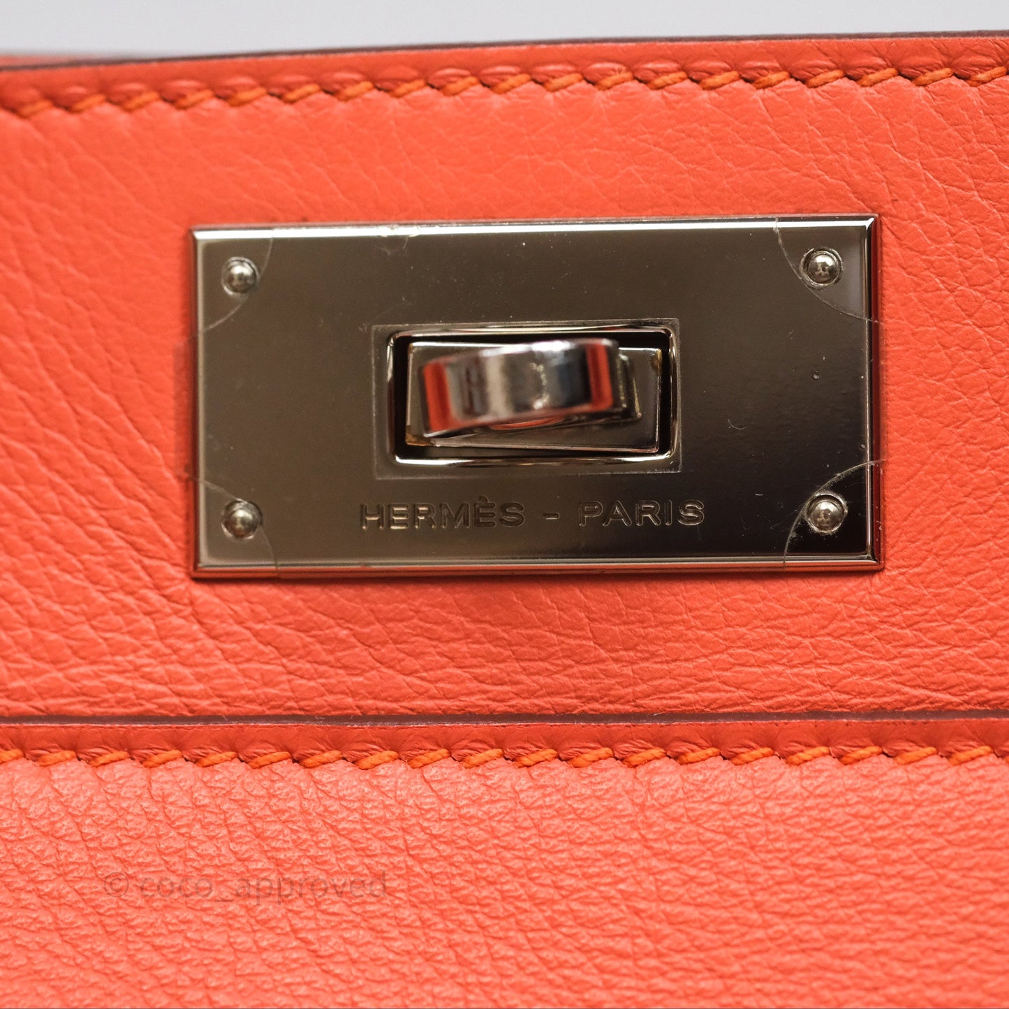 Hermès ToolBox 20 Mangue 9Z Evercolor Palladium Hardware