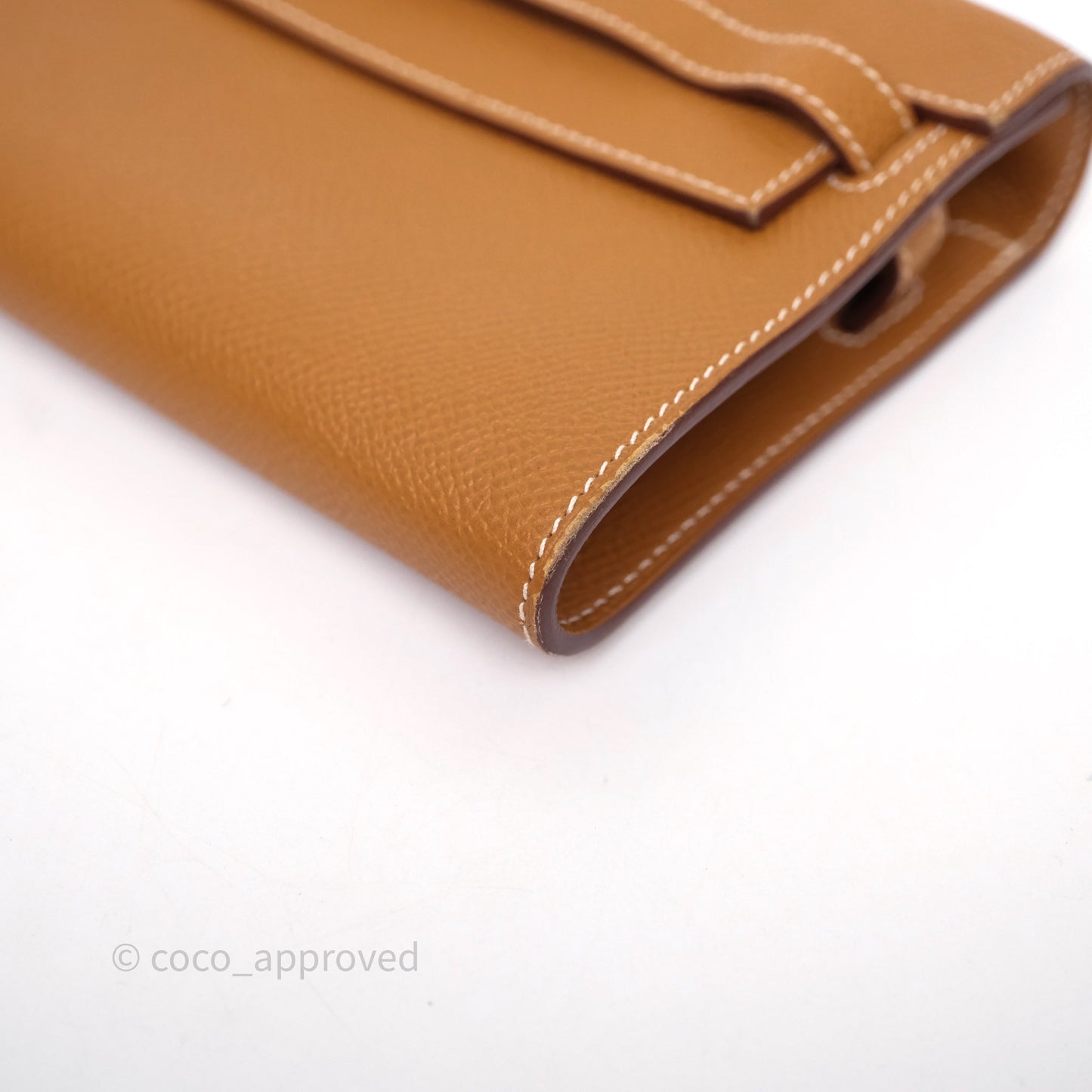 Hermès Kelly To Go Wallet Gold 37 Epsom Gold Hardware