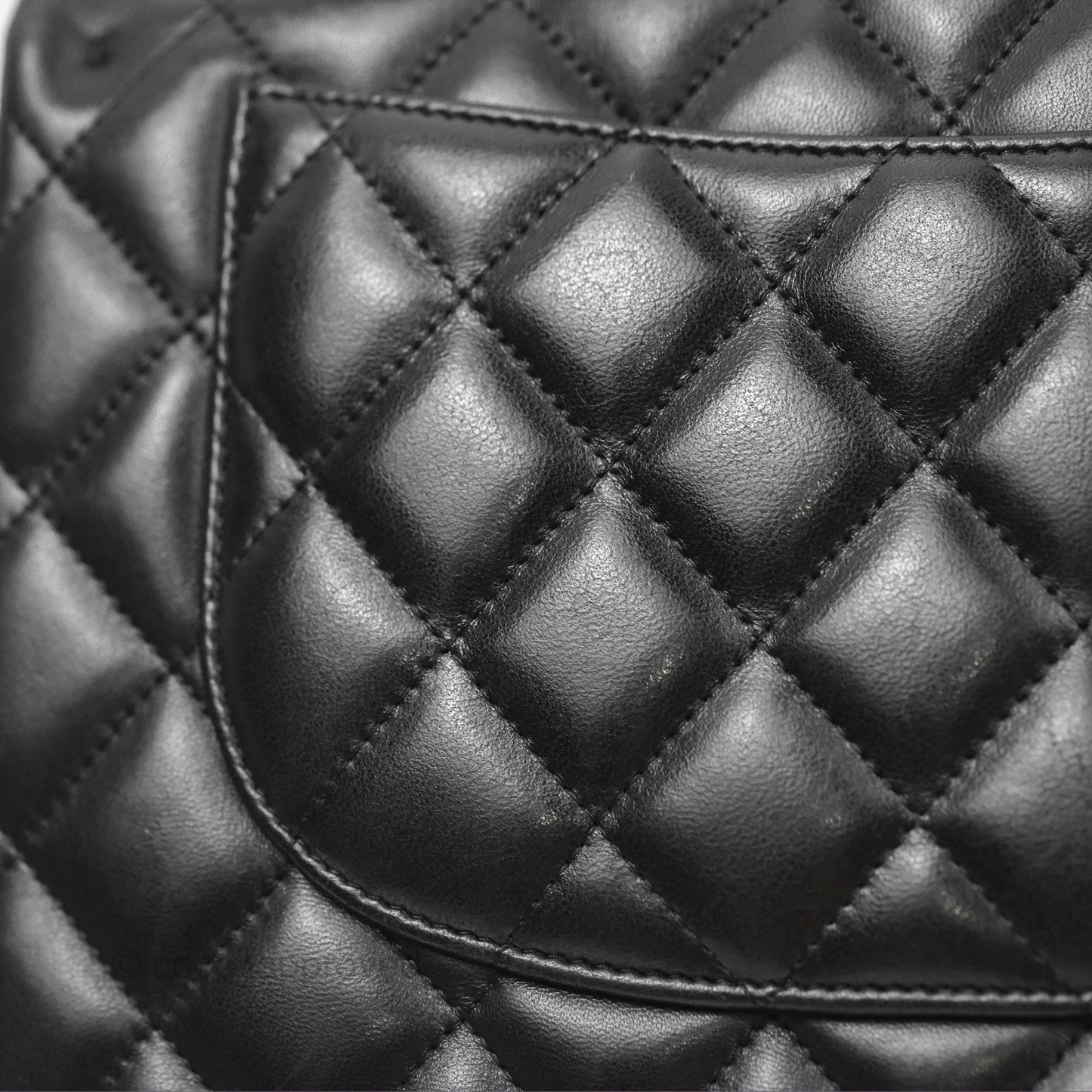 Chanel Jumbo Double Flap Black Lambskin Silver Hardware⁣⁣