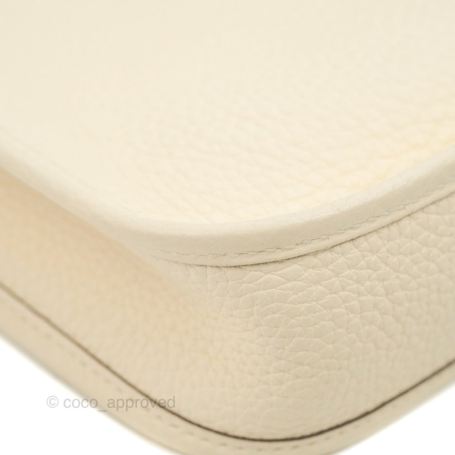 Hermès Mini Evelyne 16 Nata Clemence Gold Hardware