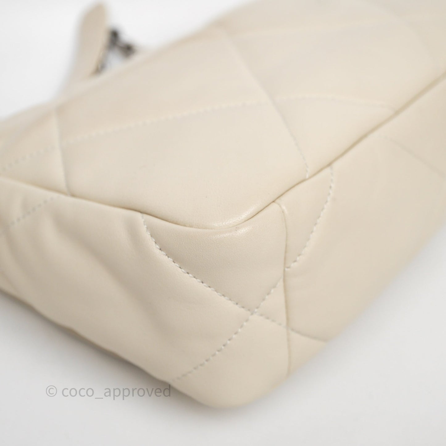 Chanel 19 Small Ivory Mixed Hardware