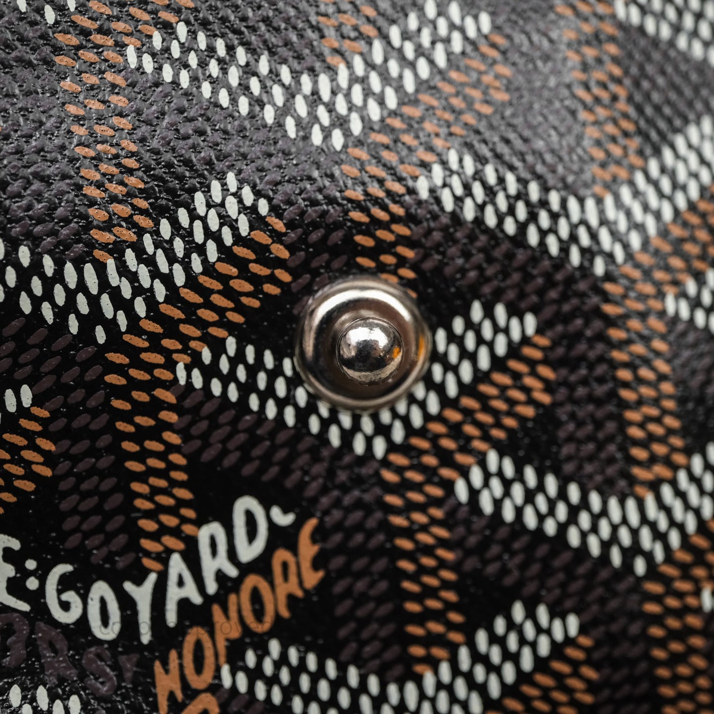 Goyard St Louis Tote GM Tan Black