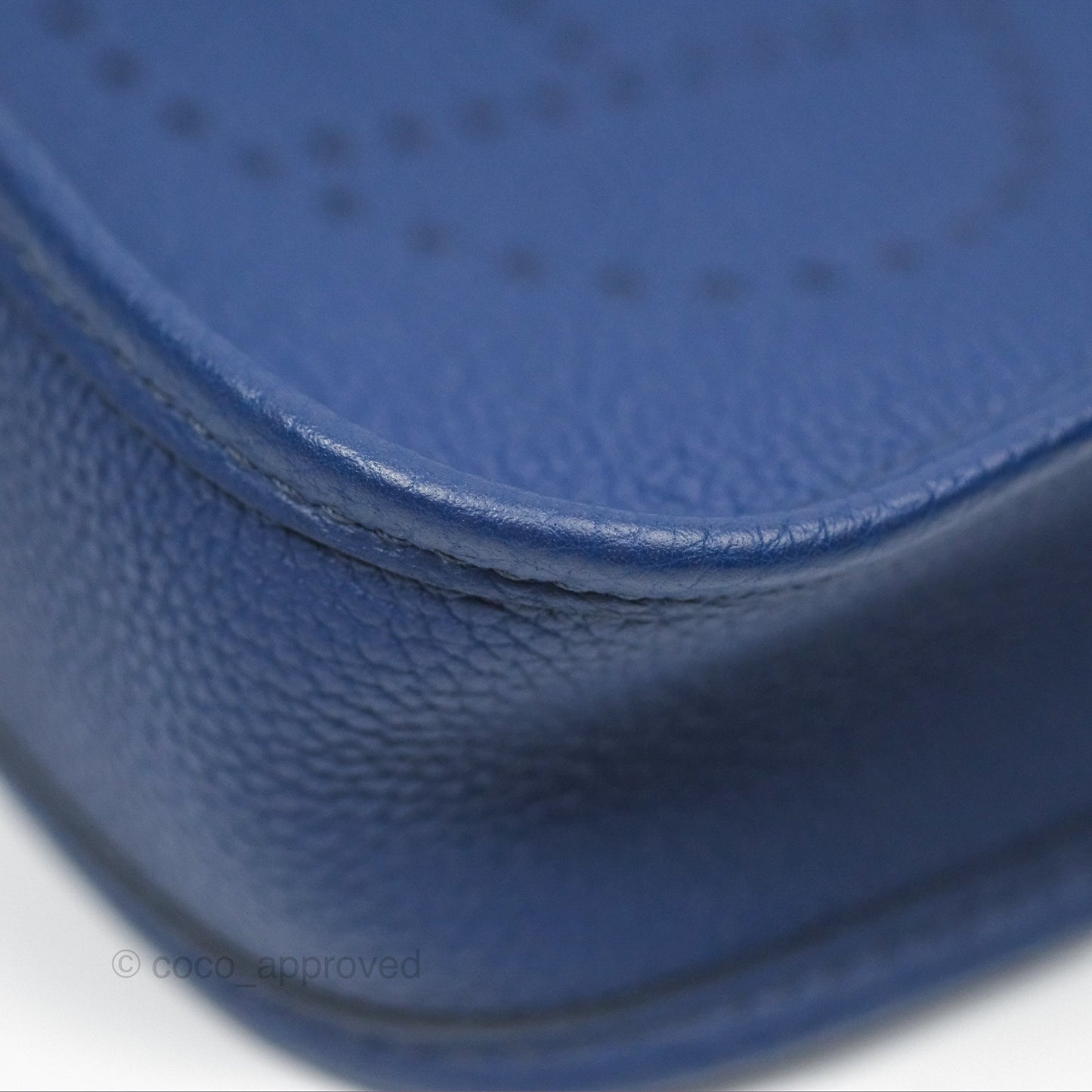 Hermès Mini Evelyne 16 Bleu Saphir/ Bleu Indigo TM Palladium Hardware