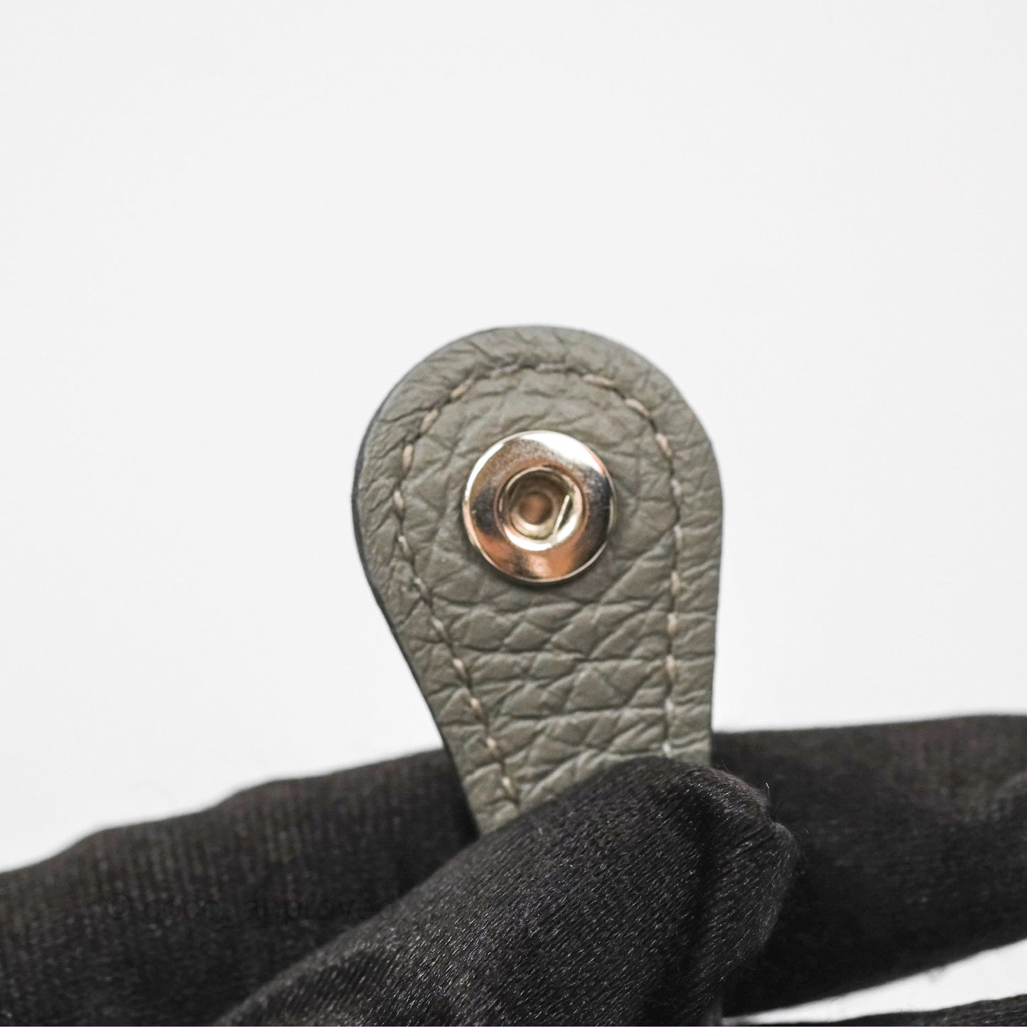 Hermès Mini Evelyne 16 Gris Meyer 0L Clemence Palladium Hardware