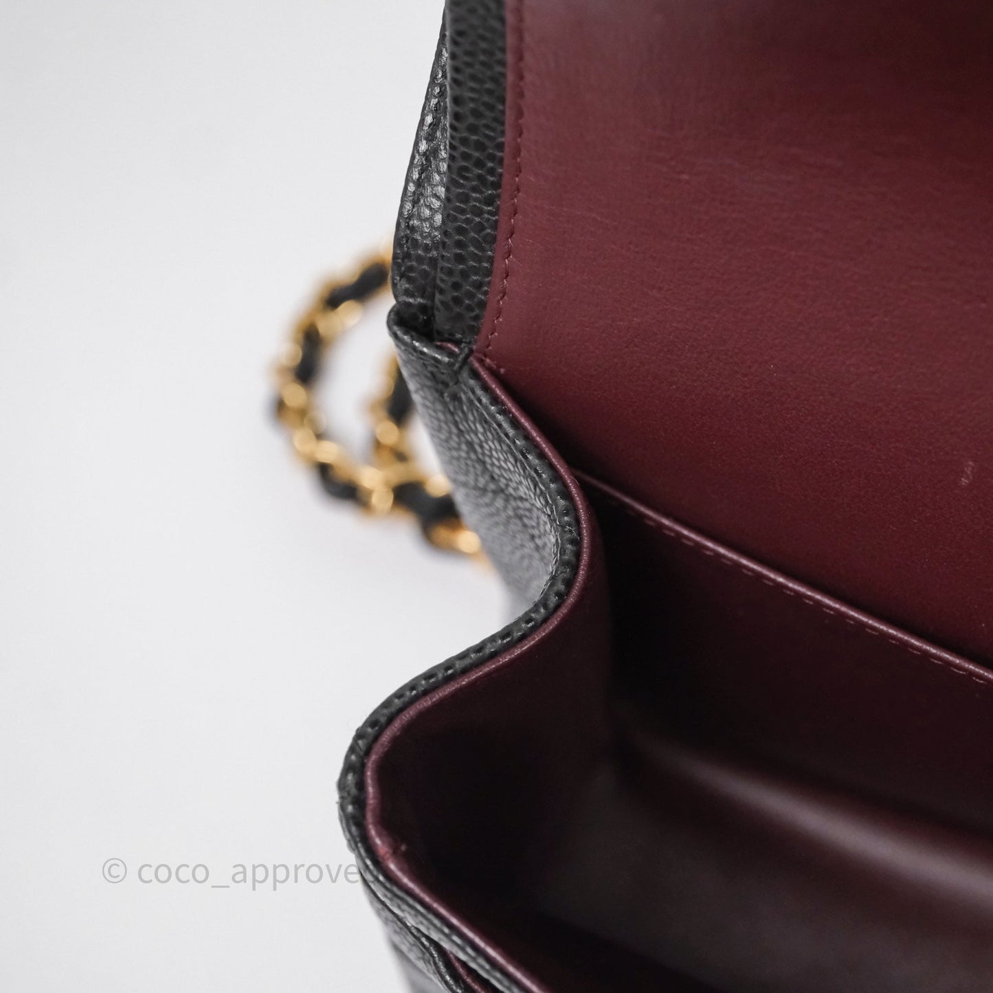 Chanel Jumbo Double Flap Black Caviar Gold Hardware⁣⁣