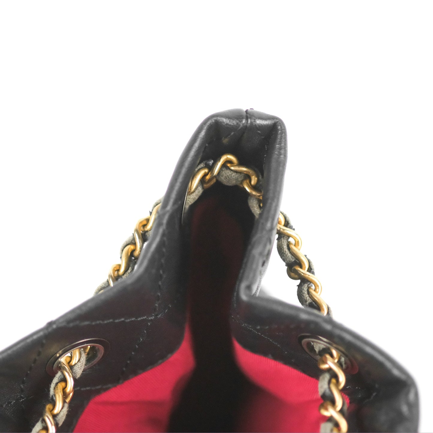 Chanel Medium Gabrielle Backpack Black Aged Calfskin