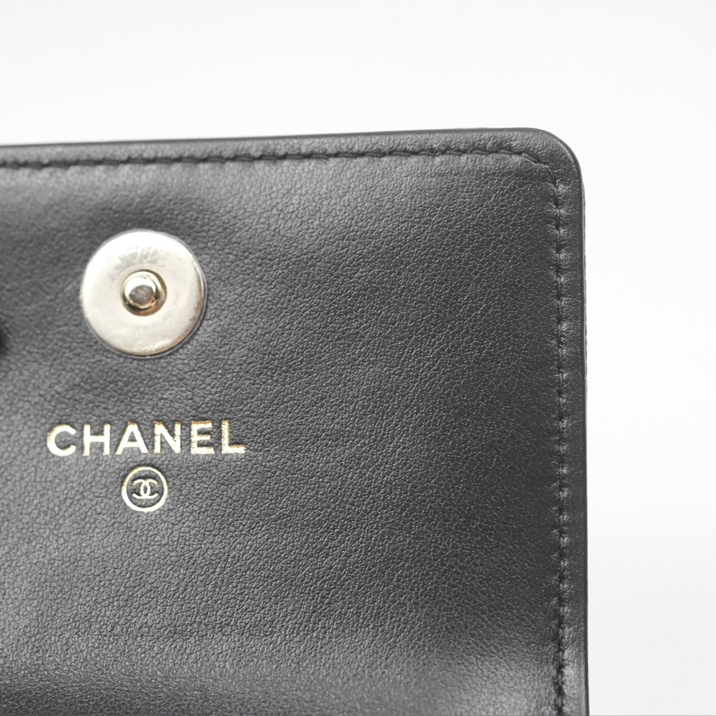 Chanel Chevron Mini Boy Belt Bag Black Caviar Gold Hardware