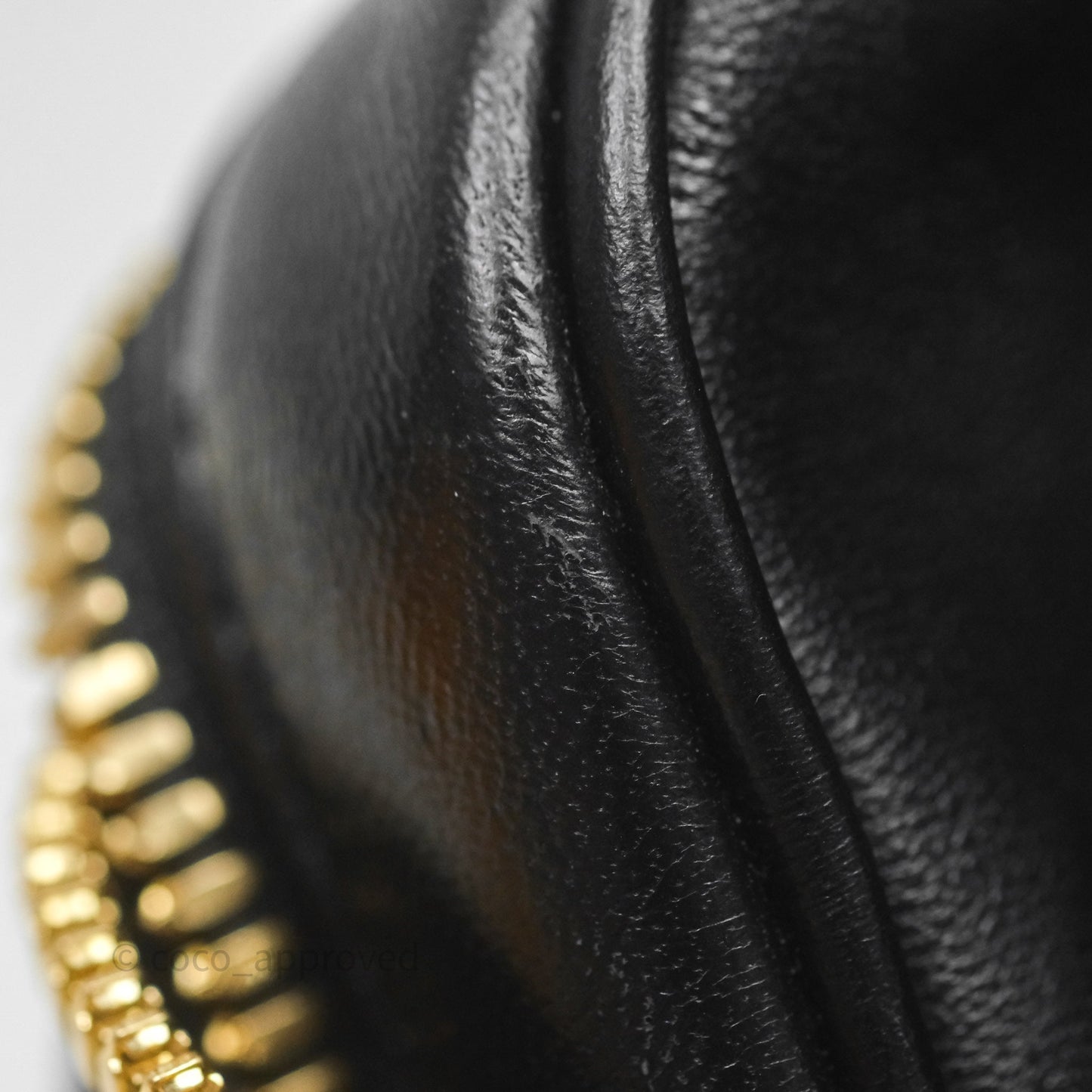 Chanel Quilted Camera Case Black Caviar Gold Hardware