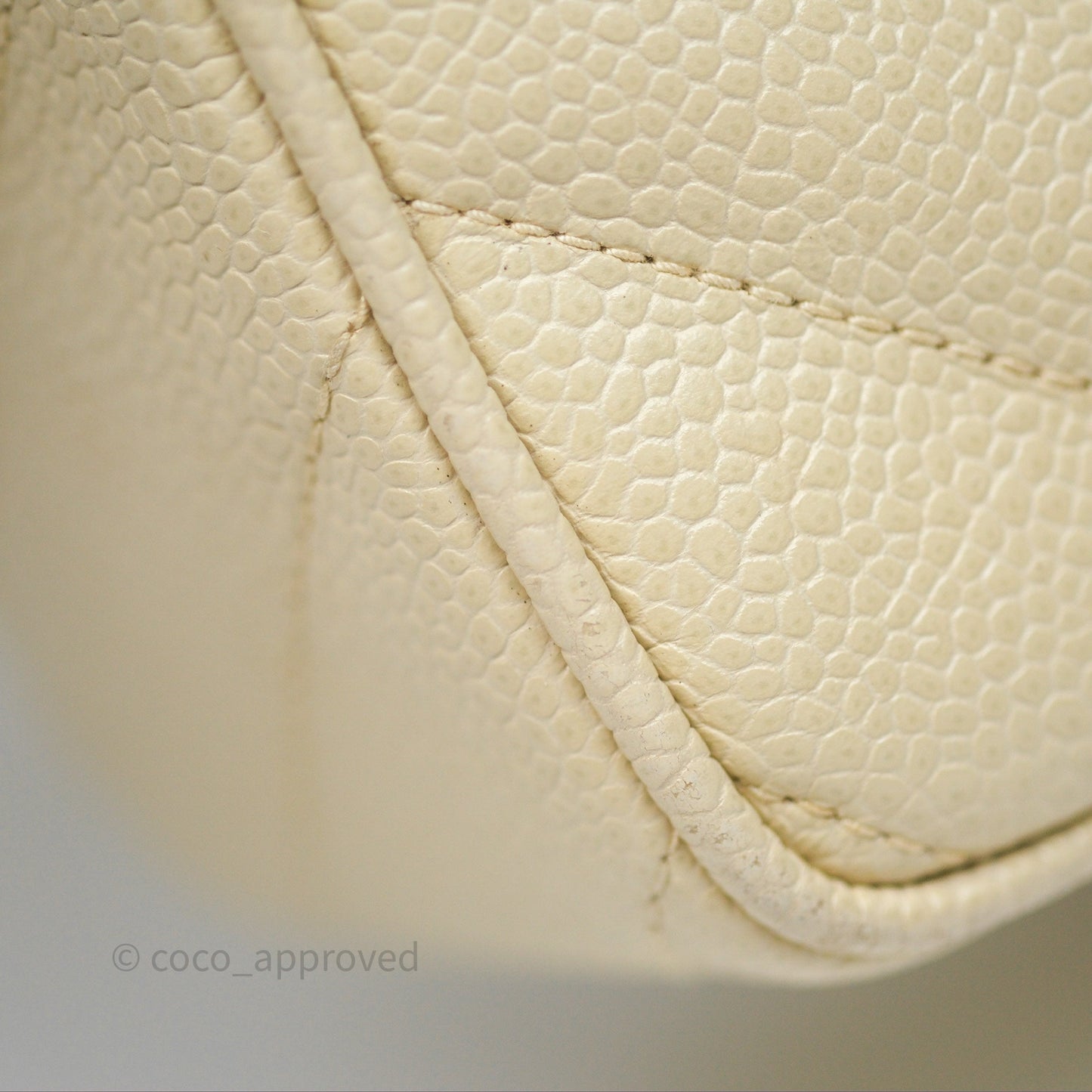 Chanel Vintage Chevron Camera Bag Light Beige Caviar Gold Hardware
