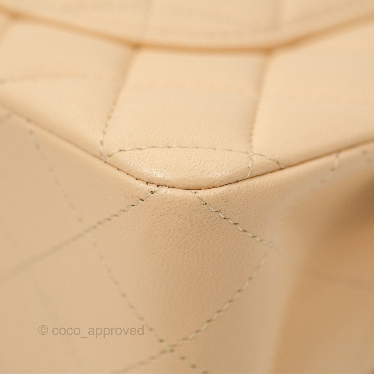 Chanel Small Quilted Classic Flap Beige Lambskin Gold Hardware