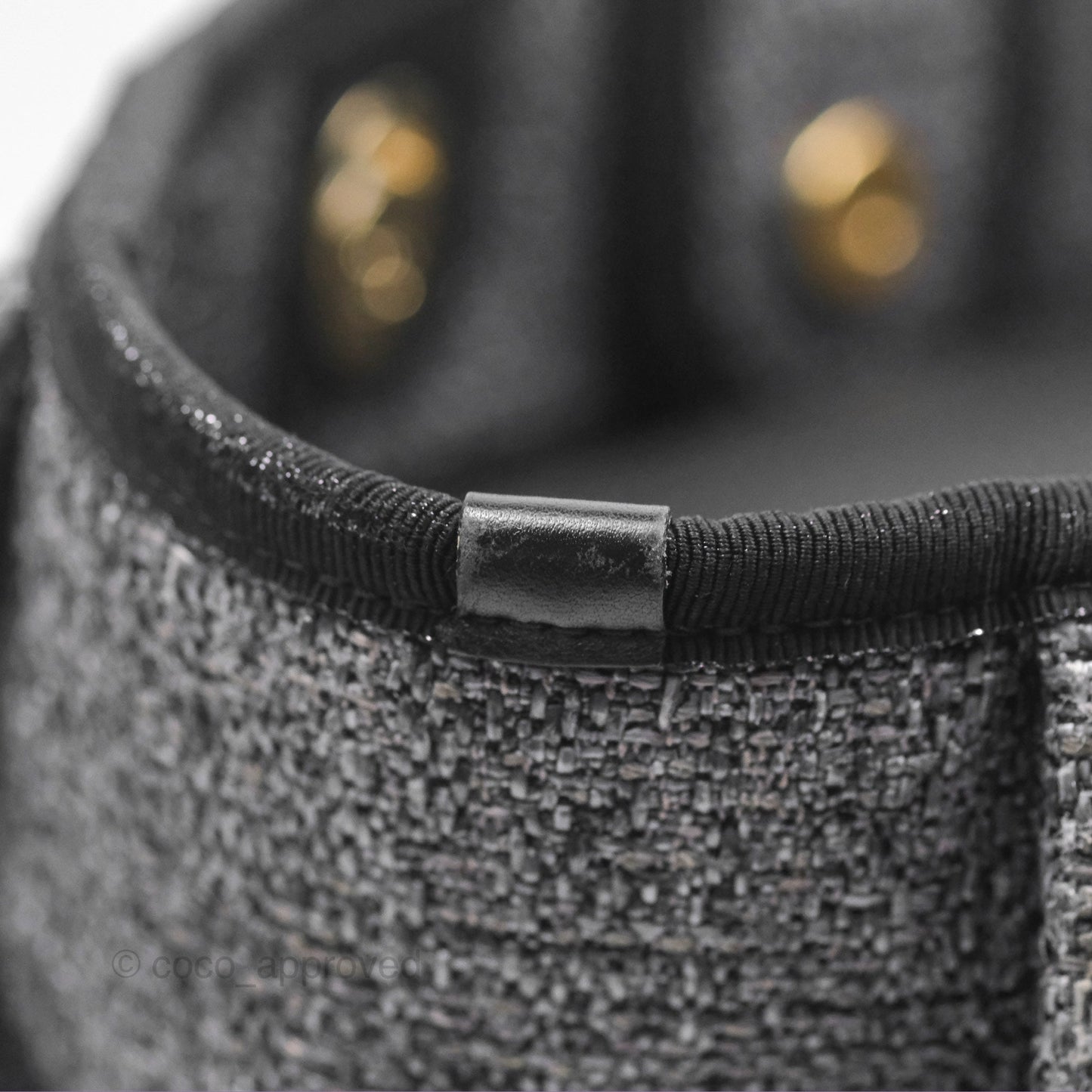 Chanel Medium Deauville Black Charcoal Tote