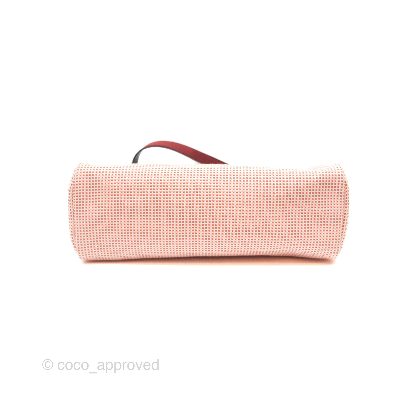Hermès Herbag Retourne Zip 31 Ecru/Brique/Mauve Pale/Rouge Sellier Canvas Palladium Hardware