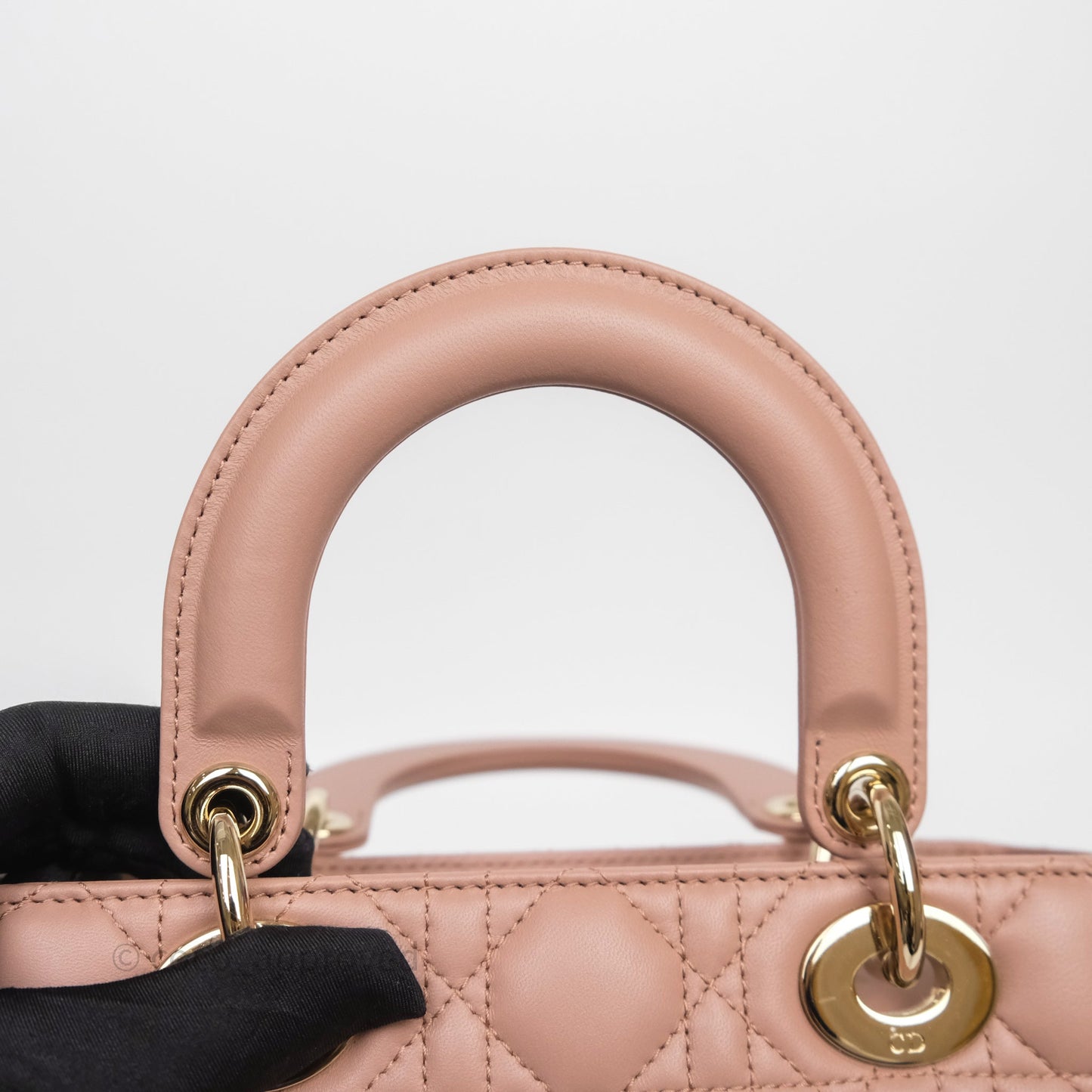 Christian Dior Small Lady Dior My ABCDior Bag Blush Cannage Lambskin