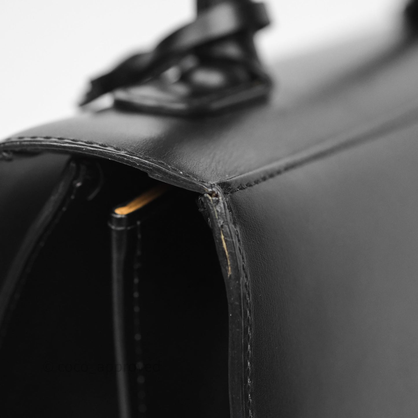 Delvaux Brillant L'Humour MM Black Calfskin