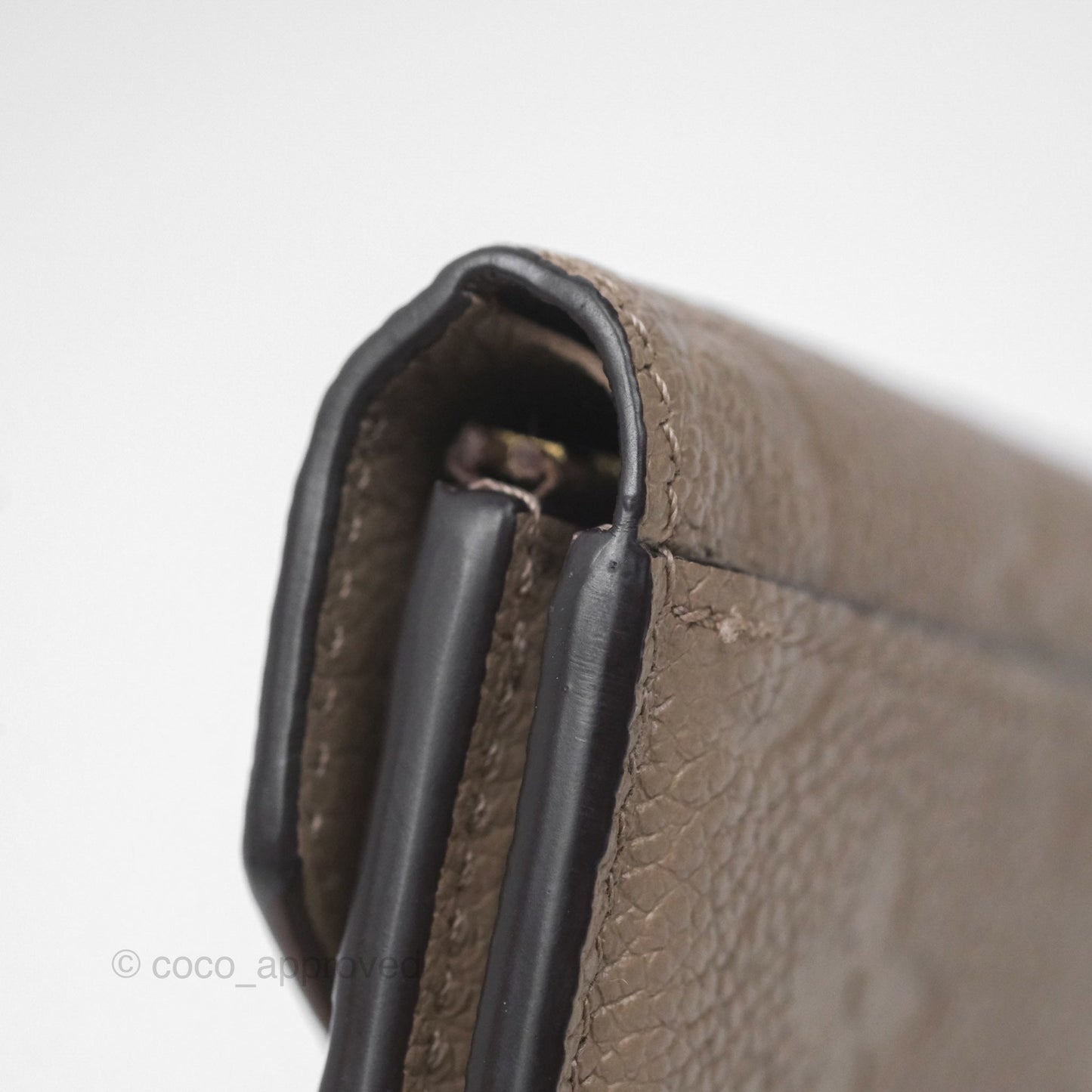 Louis Vuitton Zoé Wallet Monogram Empreinte Leather Turtledove