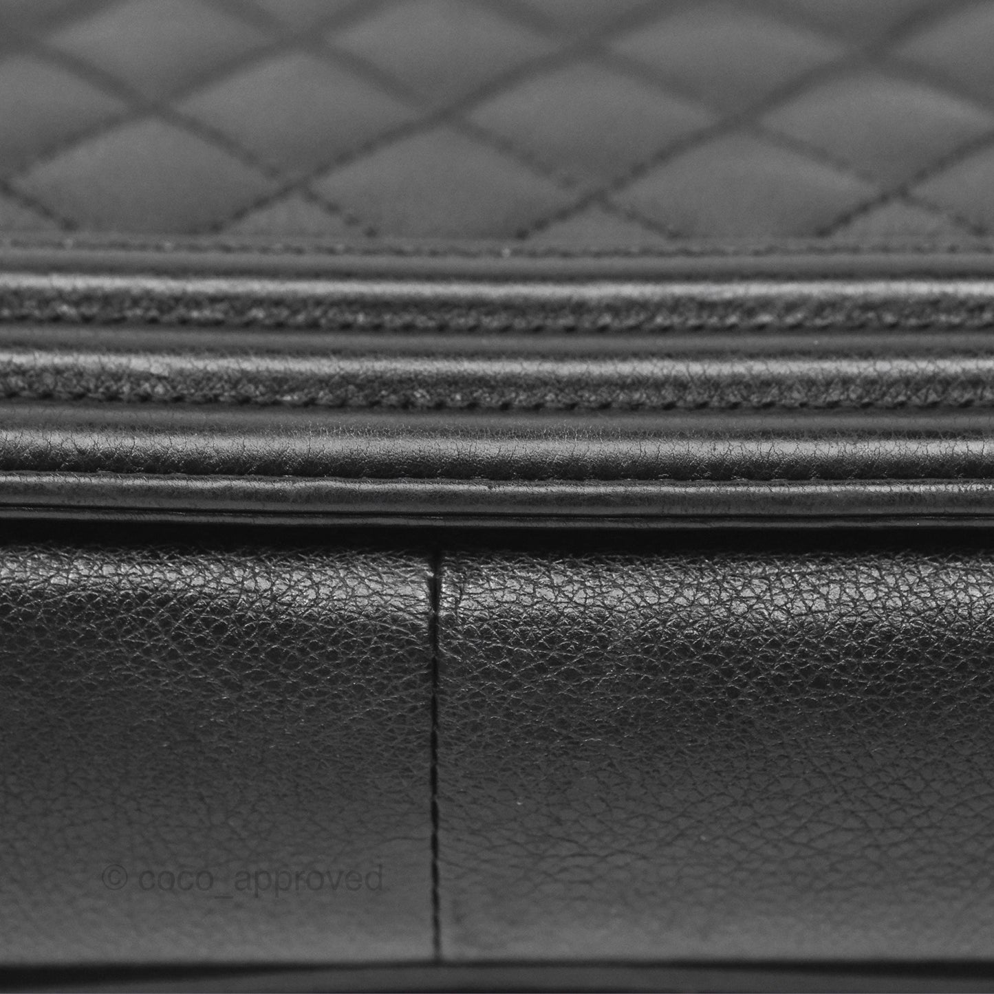 Chanel Medium Boy Quilted Black Calfskin Ruthenium Hardware