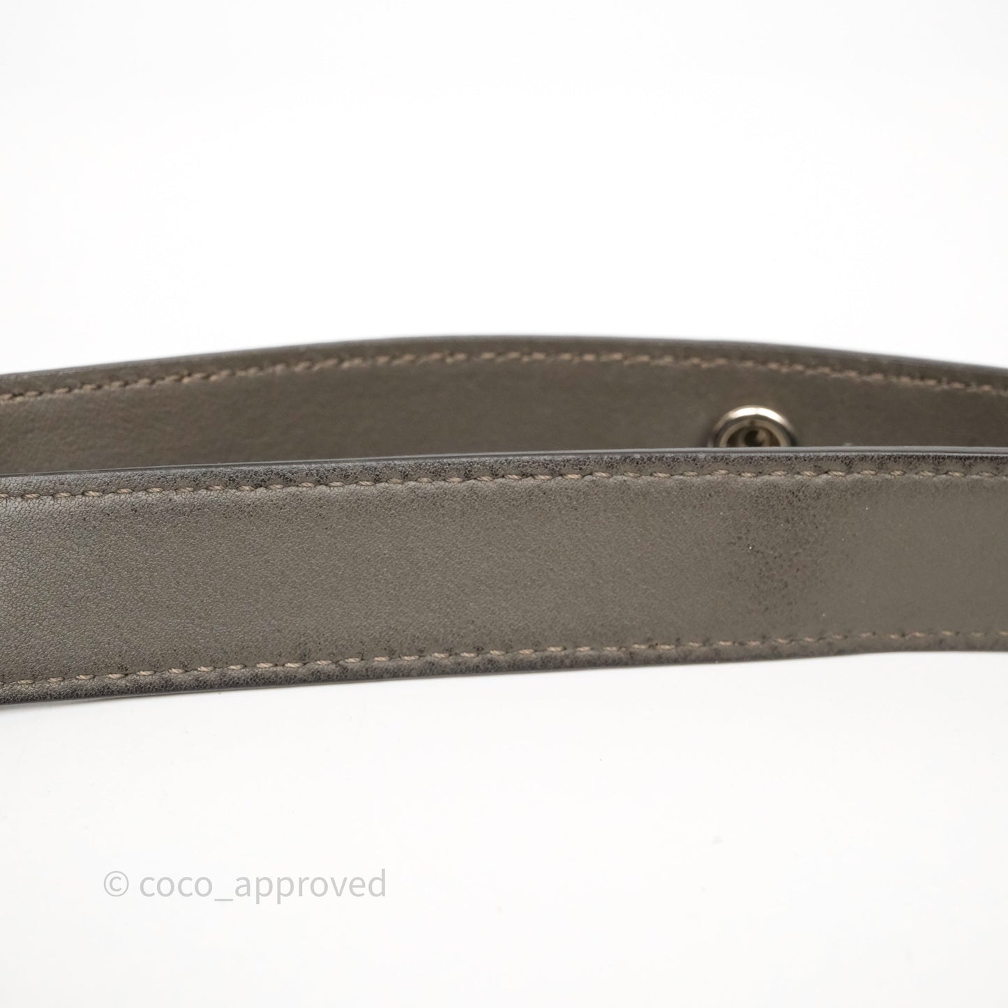 Fendi By The Way Medium Leather Satchel Dark Grey Bag