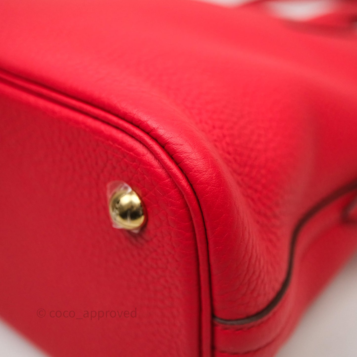 Hermès Bolide 31 Rouge Clemence Gold Hardware