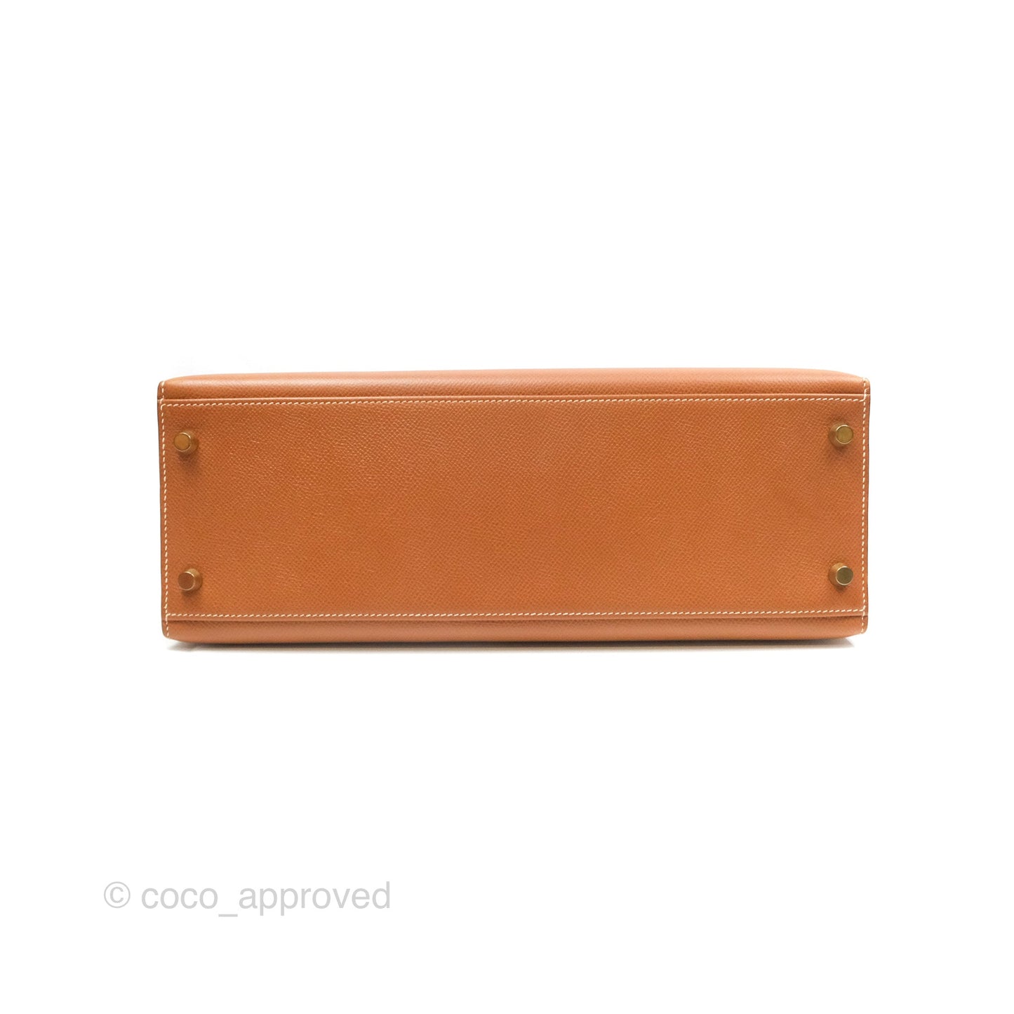Hermès Kelly 32 Sellier Gold Epsom Gold Hardware