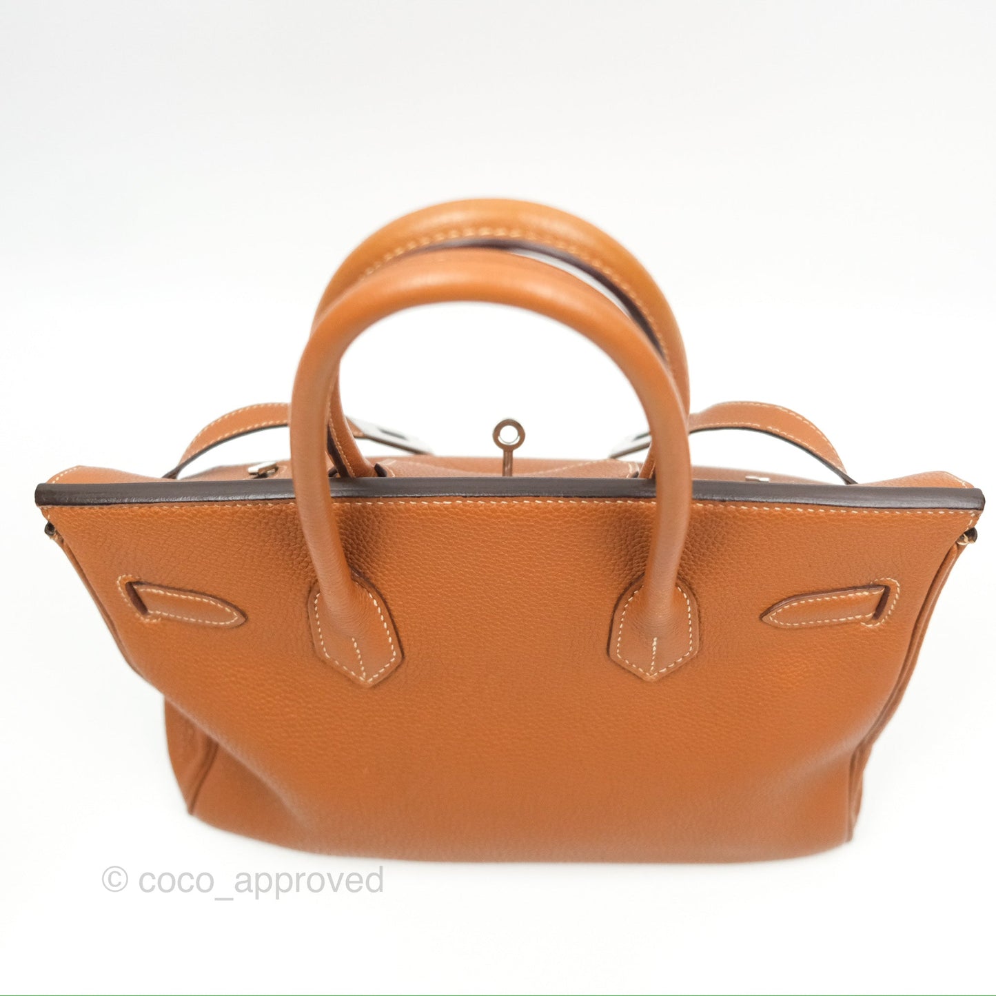 Hermès Birkin 30 Retourne Gold Clemence Palladium Hardware