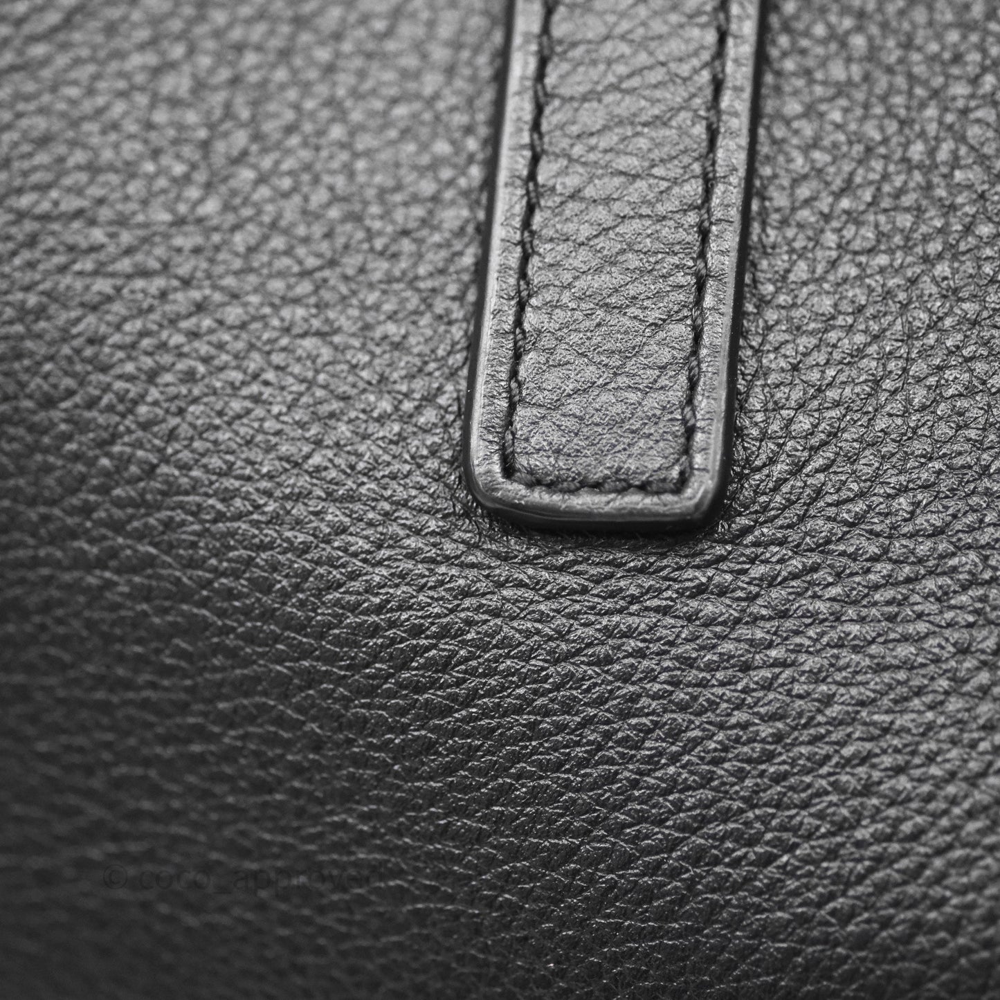 Saint Laurent LE 5 à 7 Supple Small Black Grained Leather Gold Hardware