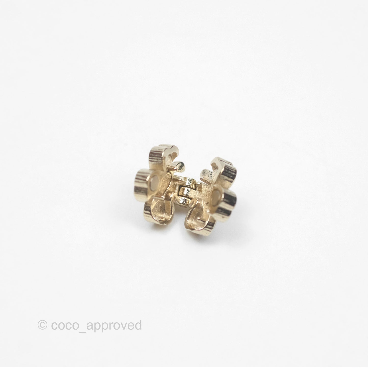 Chanel Magnetic Hair Accessory Hair Clip Set Gold Tone 22P