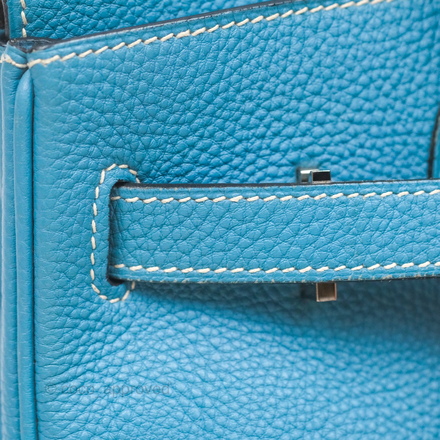 Hermès Birkin 30 Blue Jean Togo Palladium Hardware