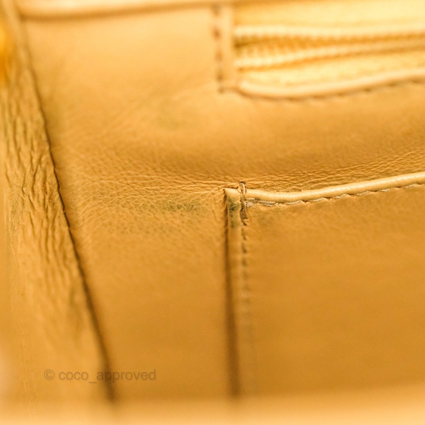 Chanel Small Vintage Quilted Classic Diana Flap Bag Beige Lambskin 24K Gold Hardware