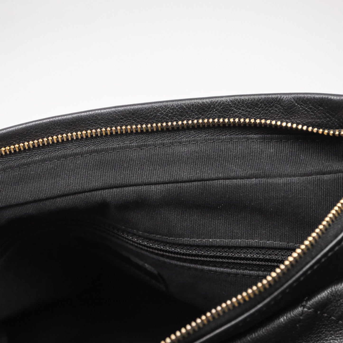 Chanel Hobo Bag Black Calfskin Aged Gold Hardware