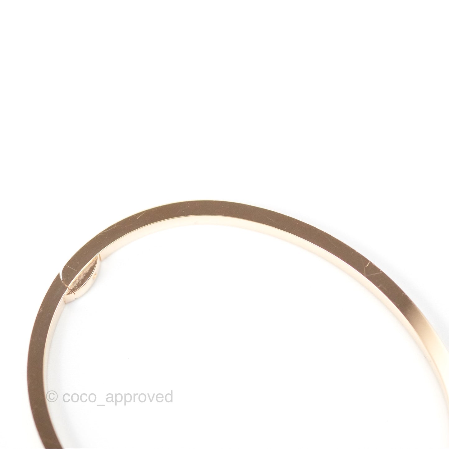 Cartier Small Love Bracelet Rose Gold Size 15