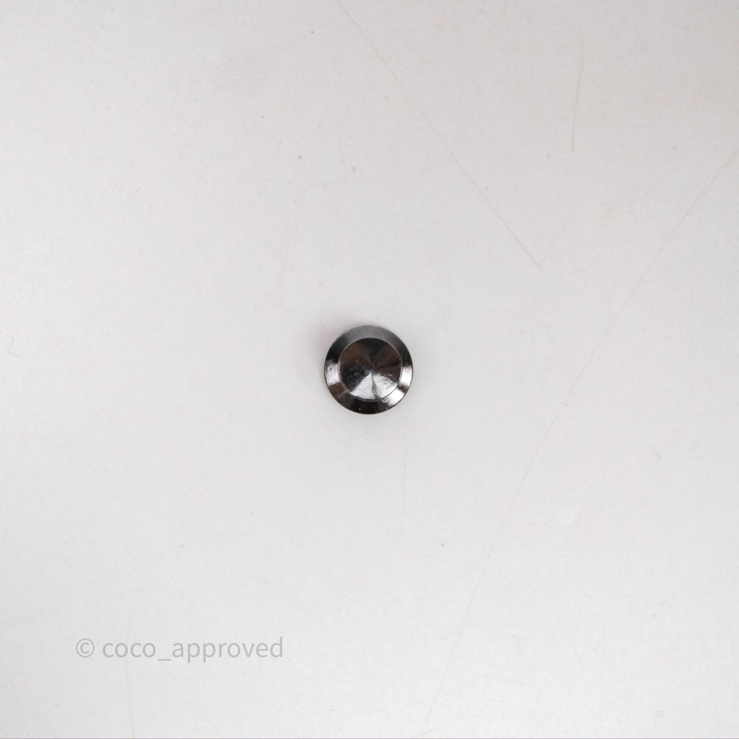 Dior D-lite Pin Brooch Light Grey Silver Tone