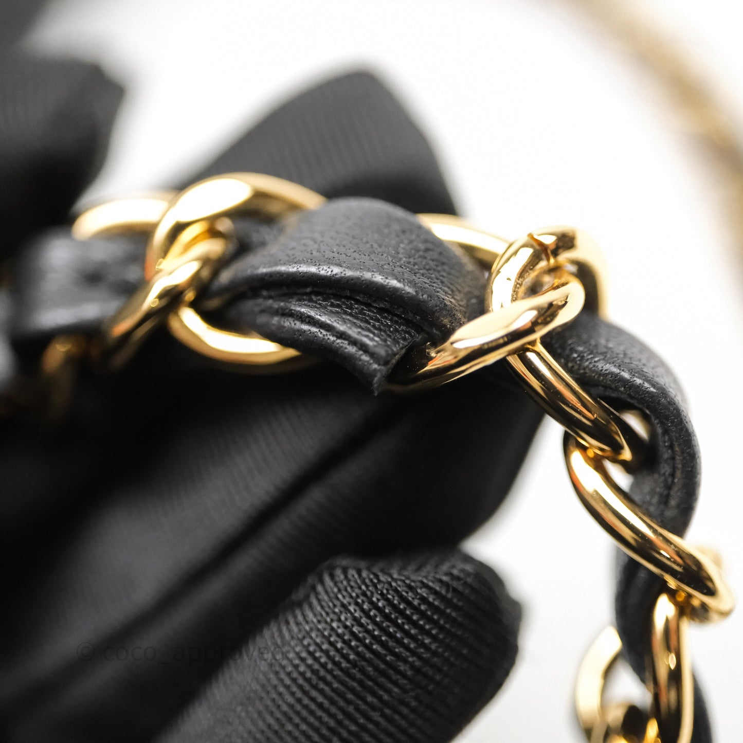 Chanel Small Classic Flap Quilted Black Lambskin Gold Hardware