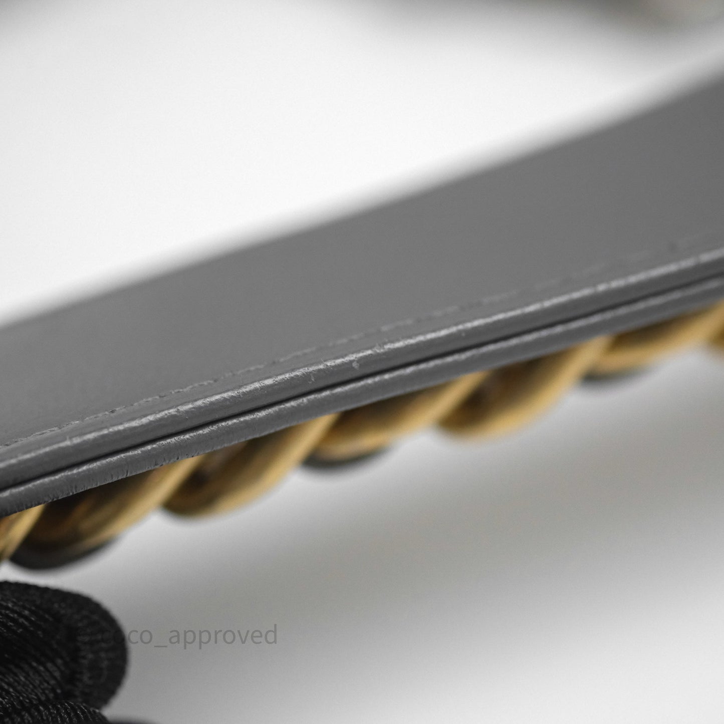 Chanel 19 Wallet on Chain WOC Grey Lambskin Mixed Hardware