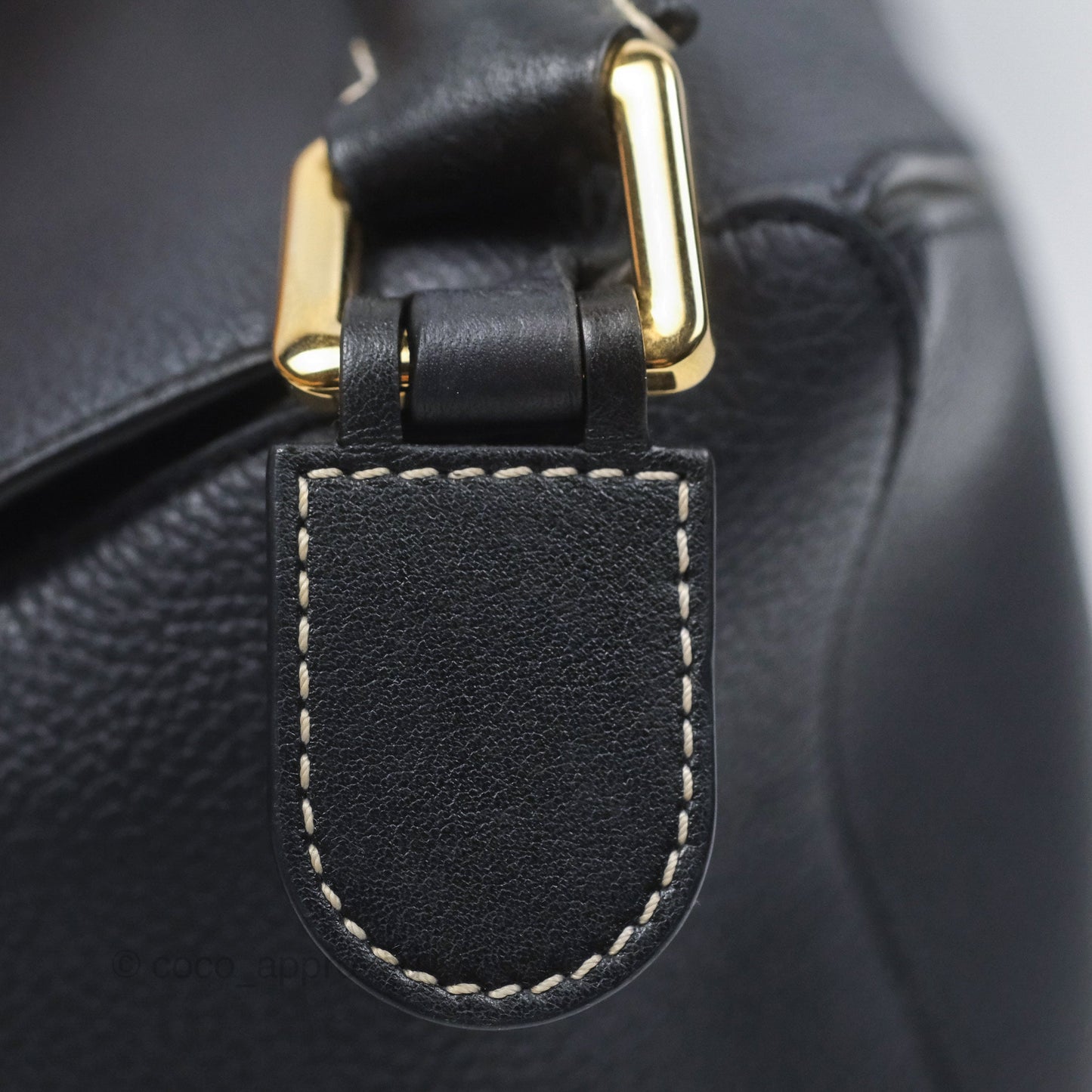 Loewe Medium Puzzle Bag Navy Calfskin Gold Hardware