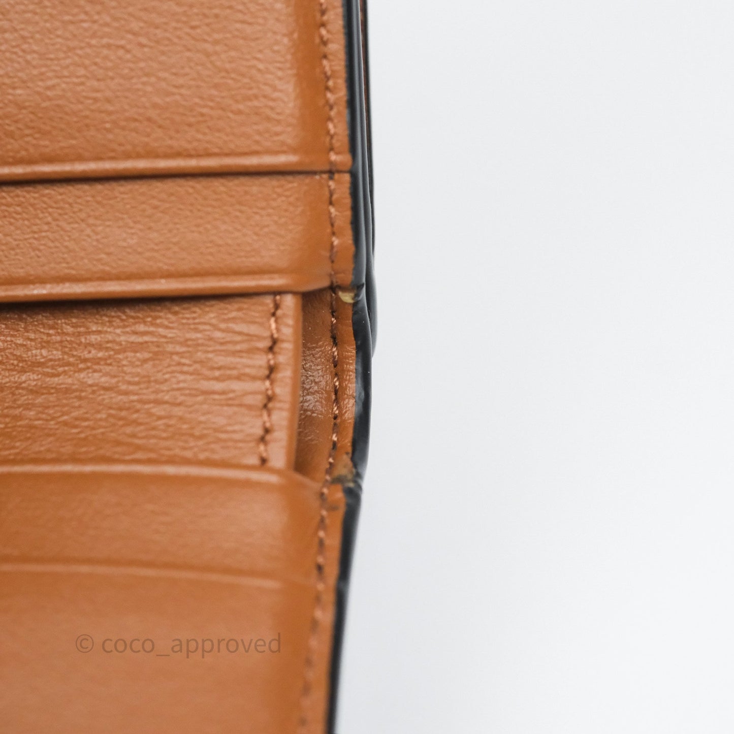 Celine Compact Wallet with Coin Triomphe Canvas Tan