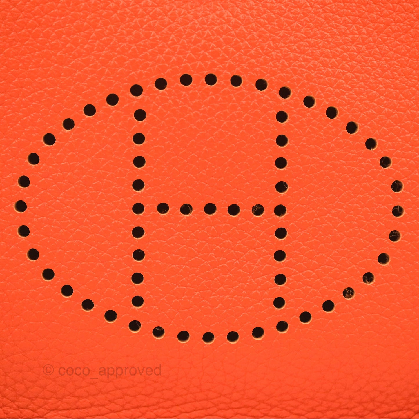 Hermès Mini Evelyne 16 Feu Clemence Palladium Hardware