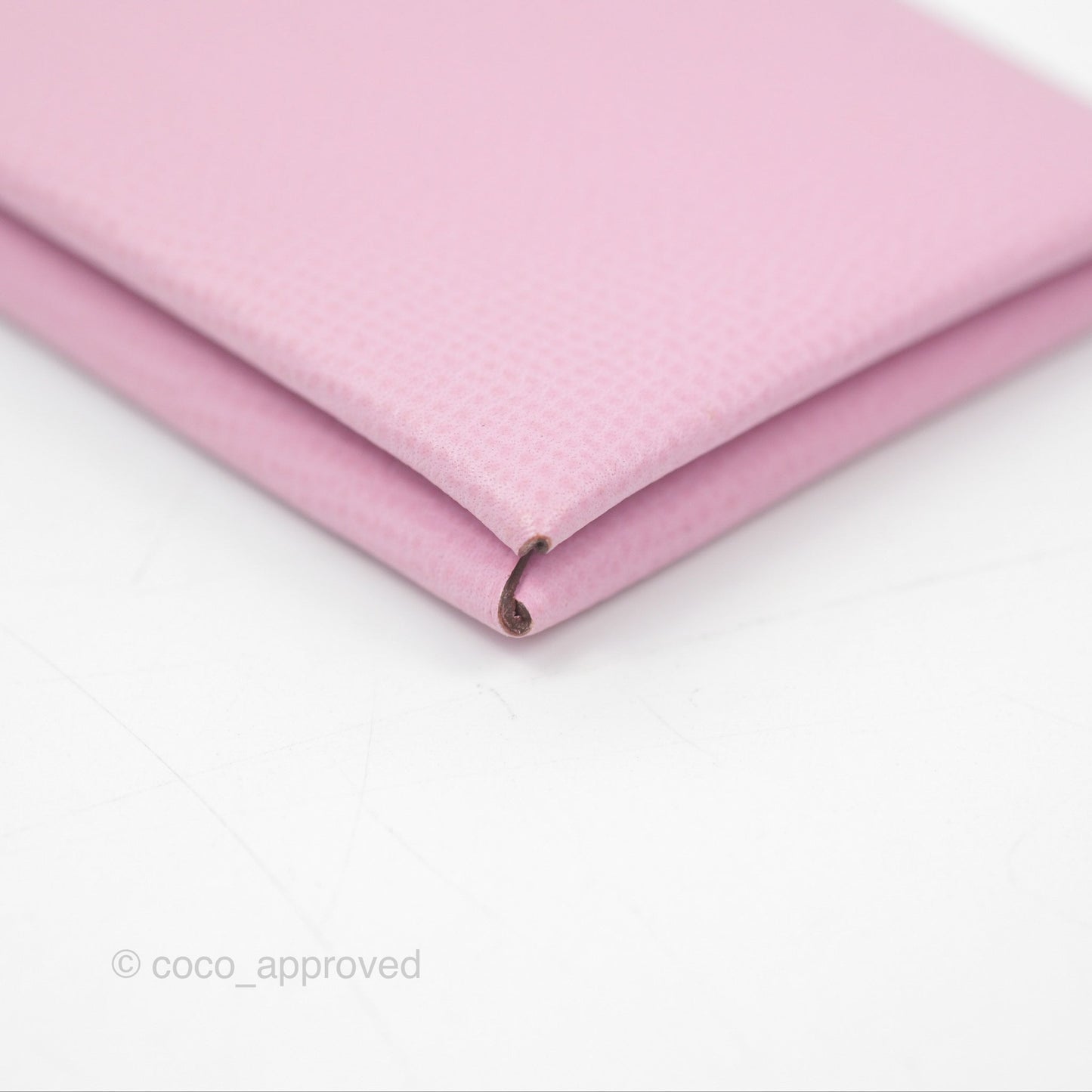 Hermès Calvi Card Holder Mauve Sylvestre Epsom