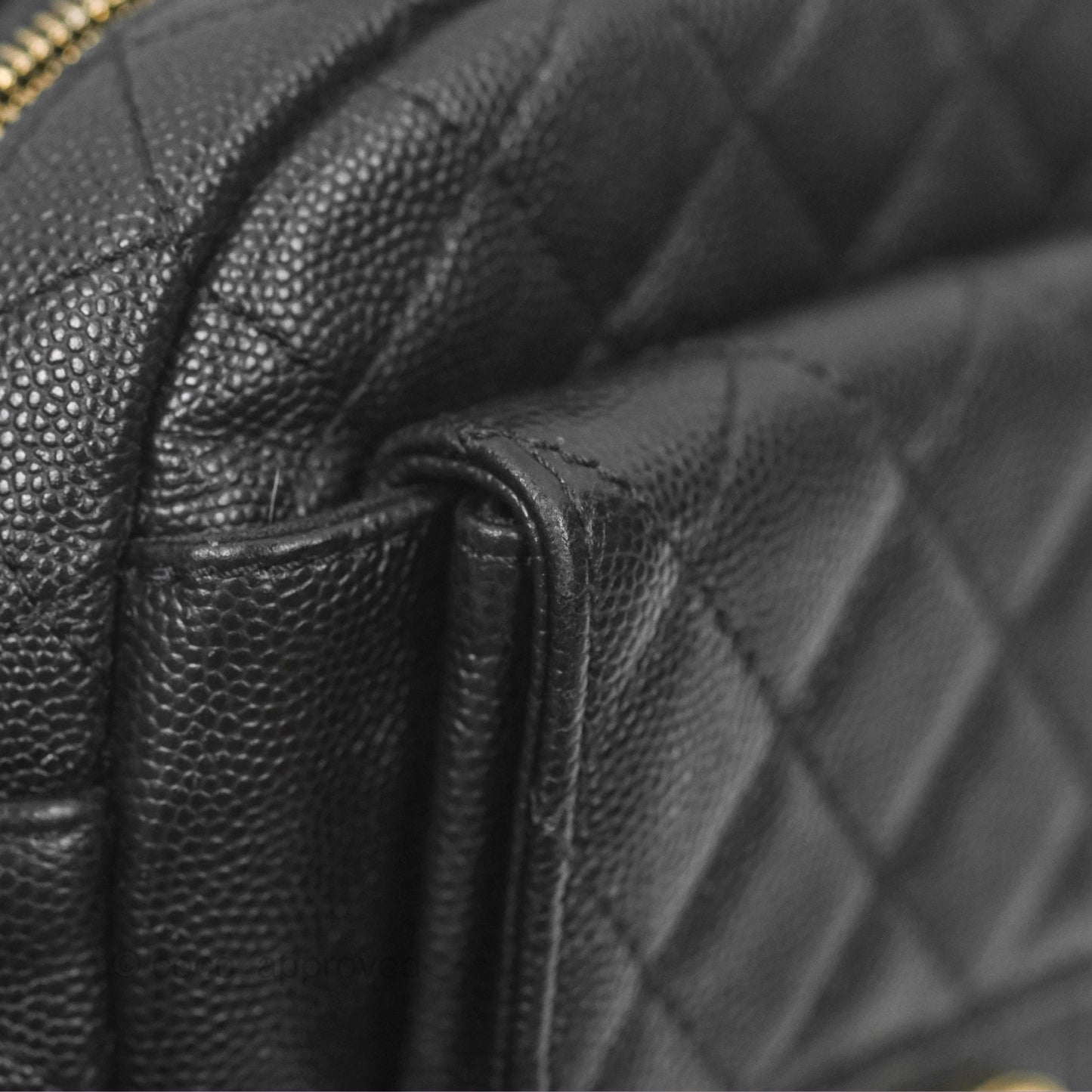Chanel CC Day Camera Bag Black Caviar Gold Hardware