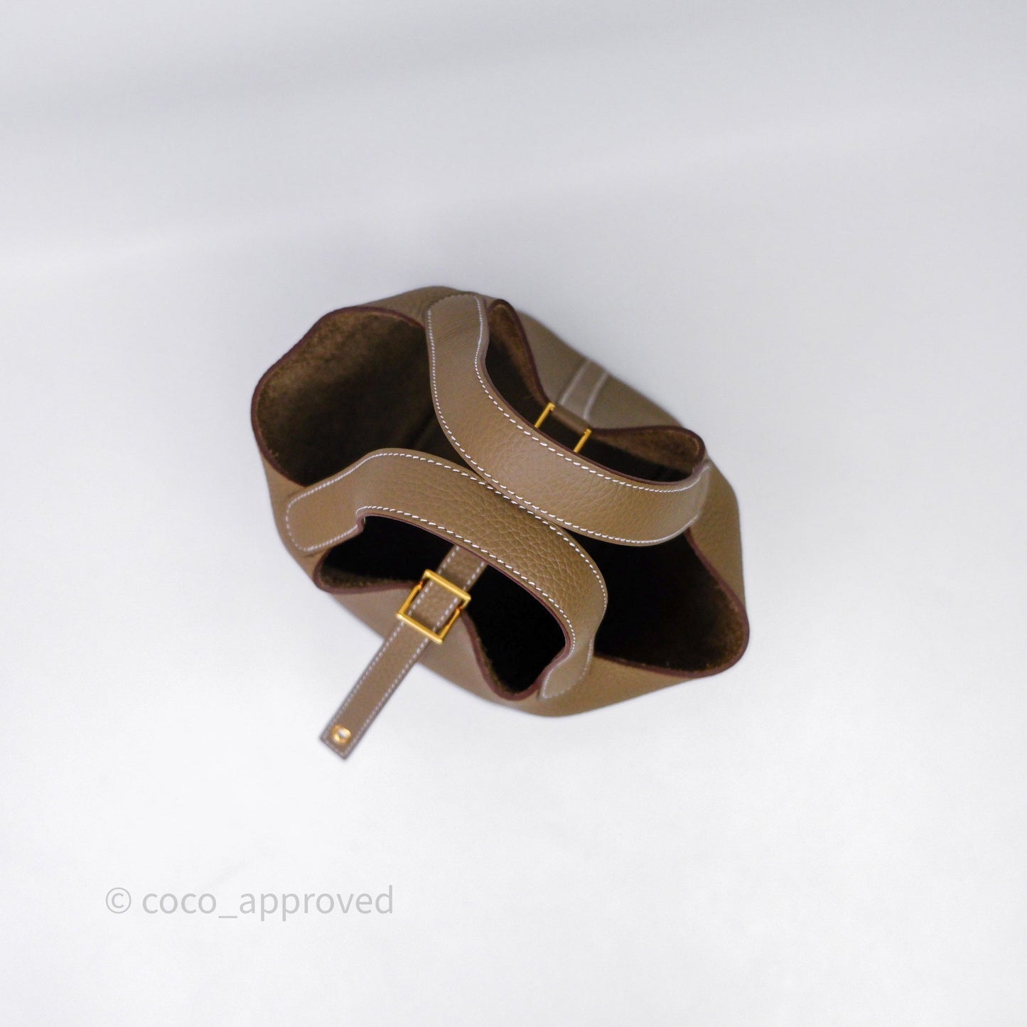 Hermès Picotin Lock 18 Etoupe Clemence Gold Hardware