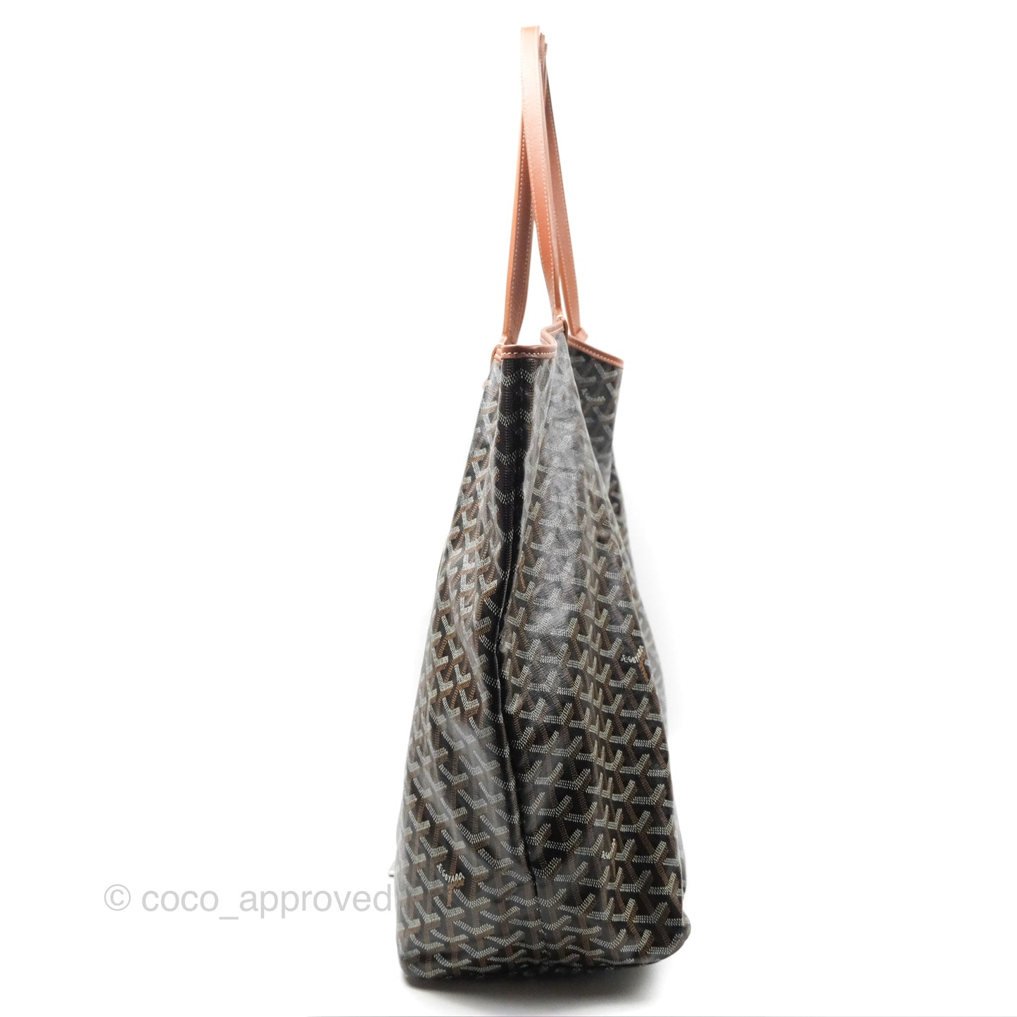 Goyard St. Louis Tote GM Black/Tan