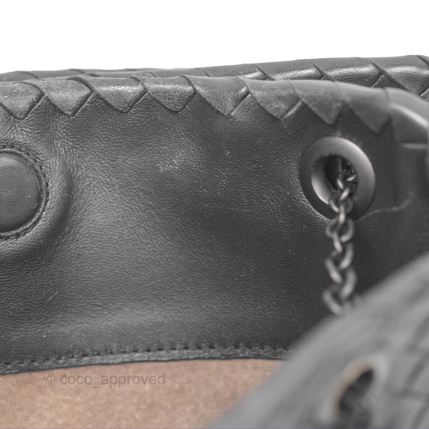 Bottega Veneta Shoulder Bag Black So Black Hardware