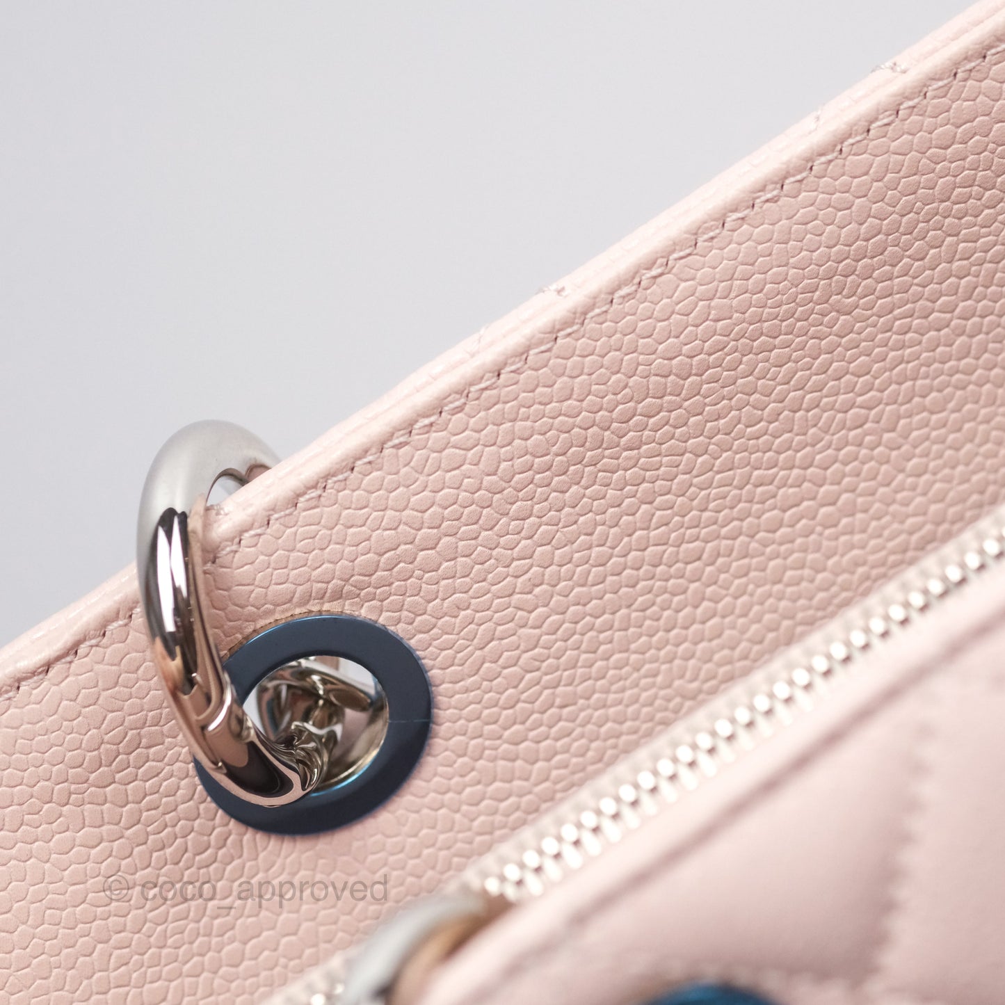 Chanel GST Pink Caviar Silver Hardware