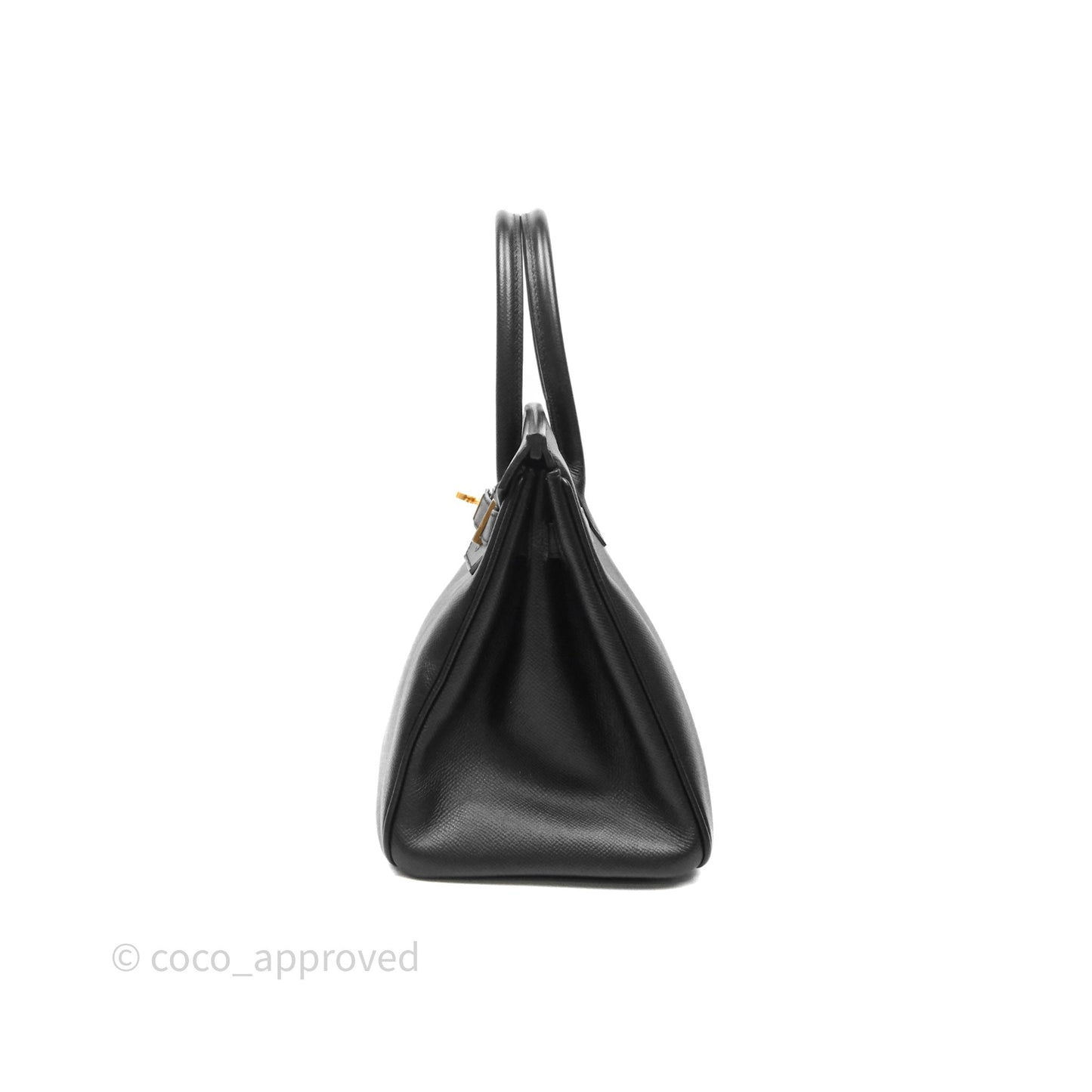 Hermès Birkin 30 Black Noir 89 Epsom Gold Hardware