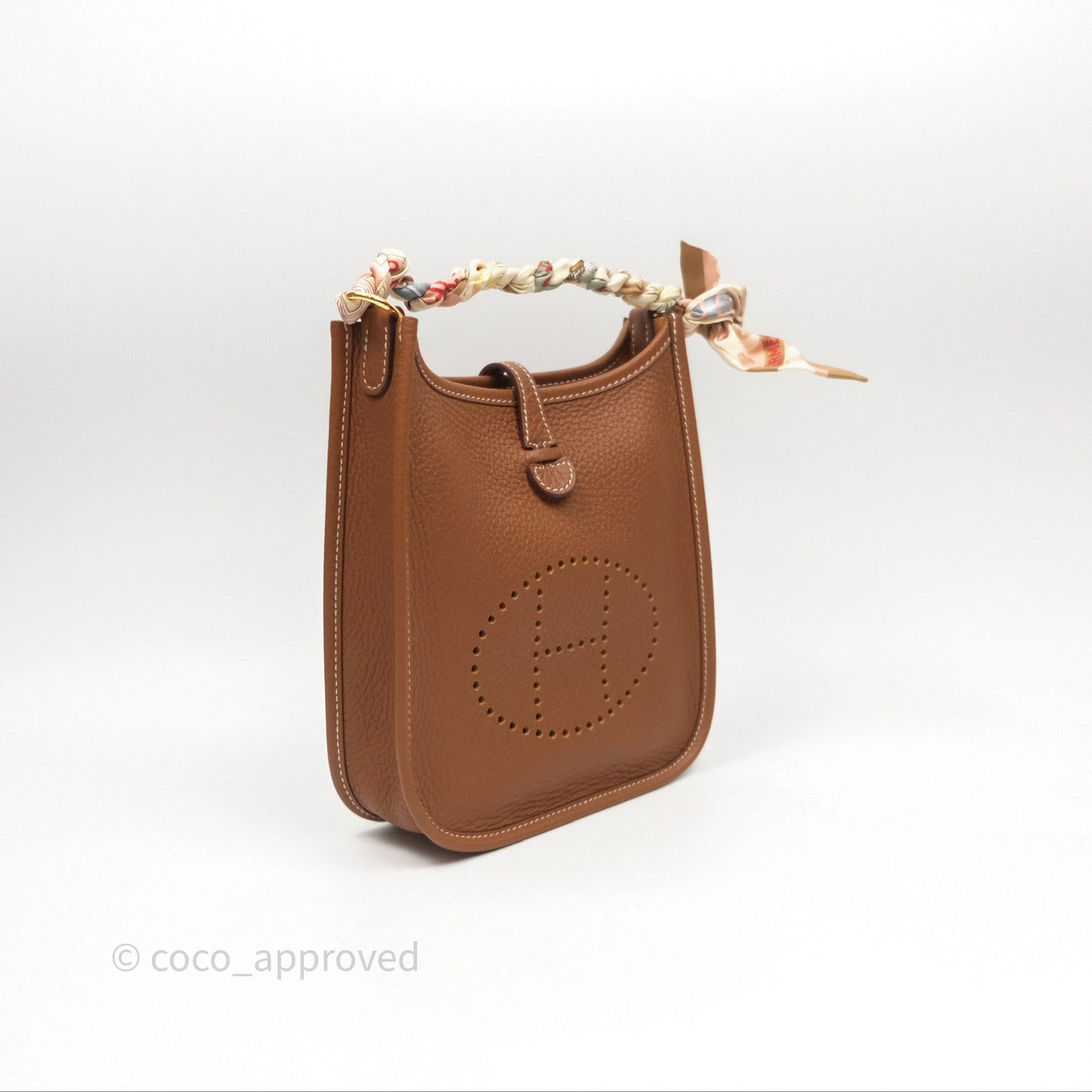 Hermès Mini Evelyne 16 Amazone Gold 37 Clemence Gold Hardware
