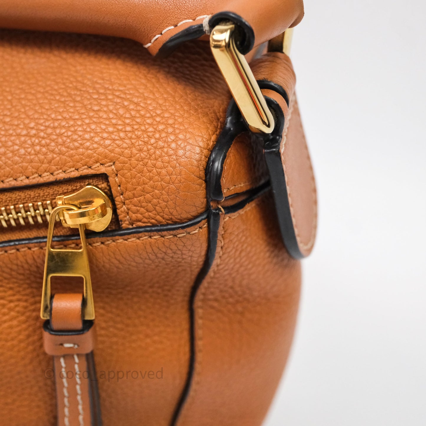 Loewe Small Puzzle Bag Tan Calfskin
