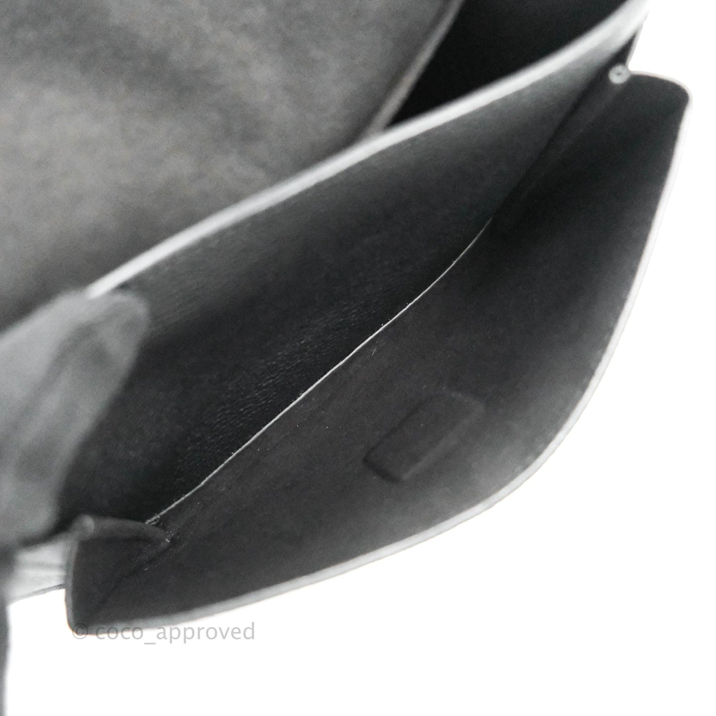Louis Vuitton Calfskin My Lockme BB Bag Black Silver Hardware
