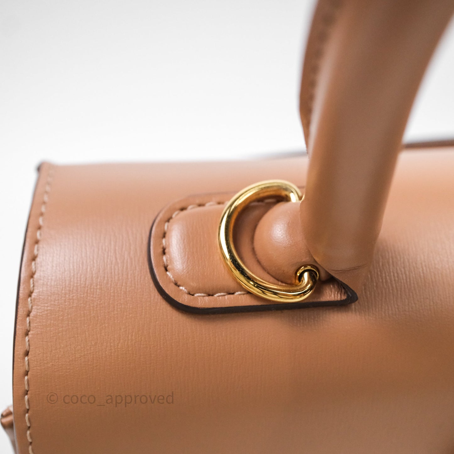 Delvaux Brillant PM Tender Beige Box Calf