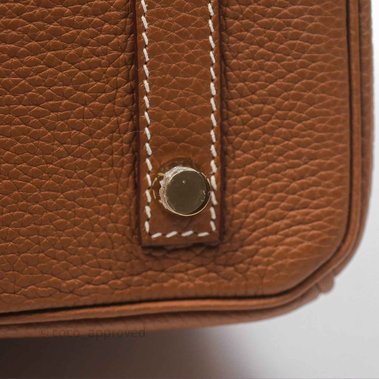 Hermès Birkin 30 Retourne Gold 37 Togo Gold Hardware